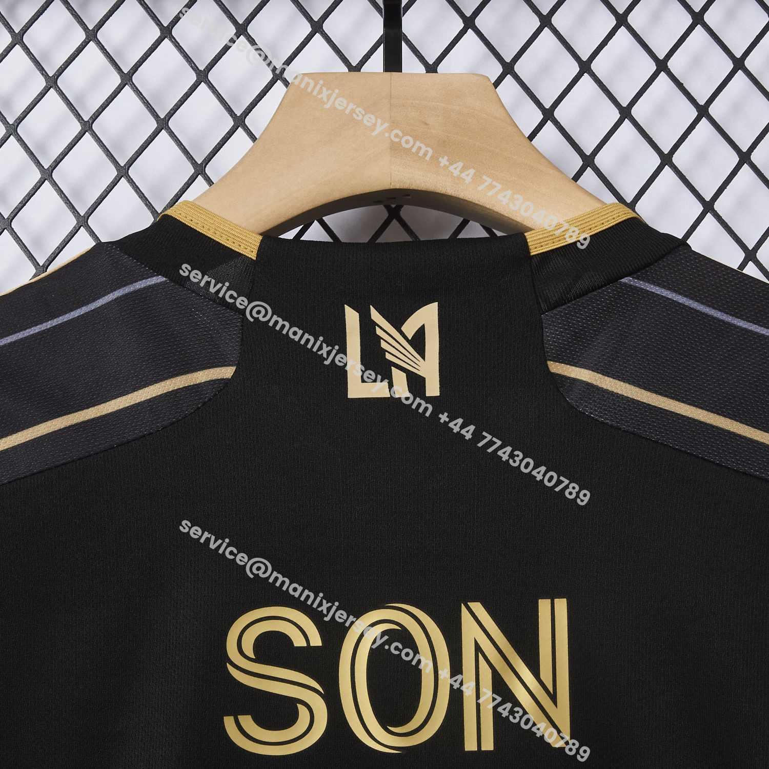 ManixJersey.com | Los Angeles FC 25-26 Home Black Jersey - Fans Version -Customize Name, Number and Patch | Worldwide Shipping