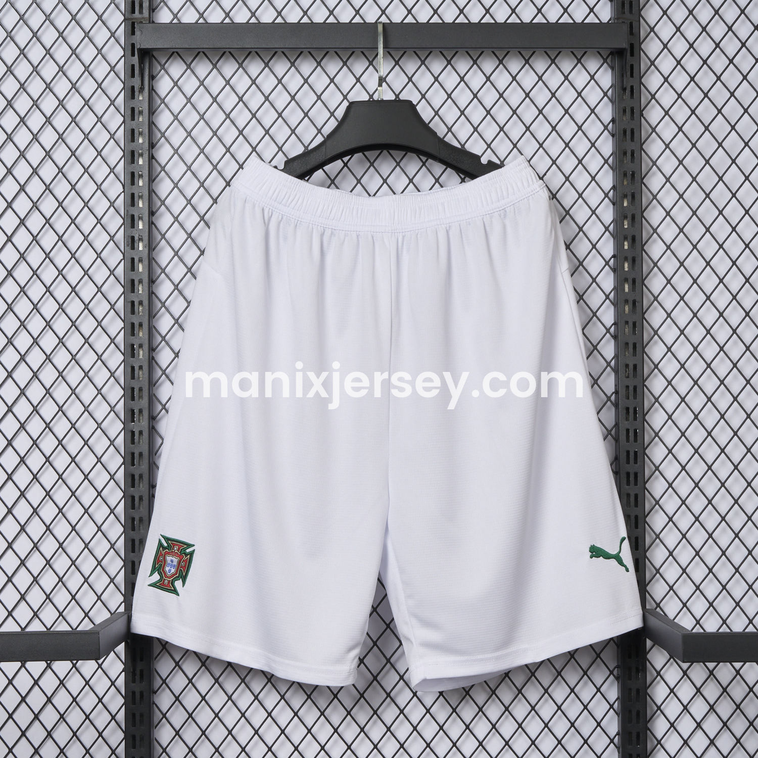ManixJersey.com | Portugal 25-26 Away White Shorts - Fans Version -Customize Name, Number and Patch | Worldwide Shipping