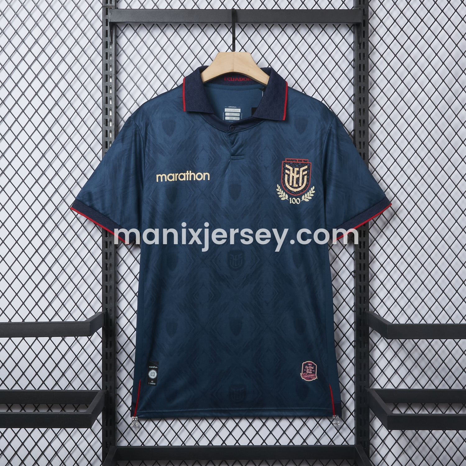ManixJersey.com | Ecuador 2025 Centenary Away Jersey - Fans Version -Customize Name, Number and Patch | Worldwide Shipping