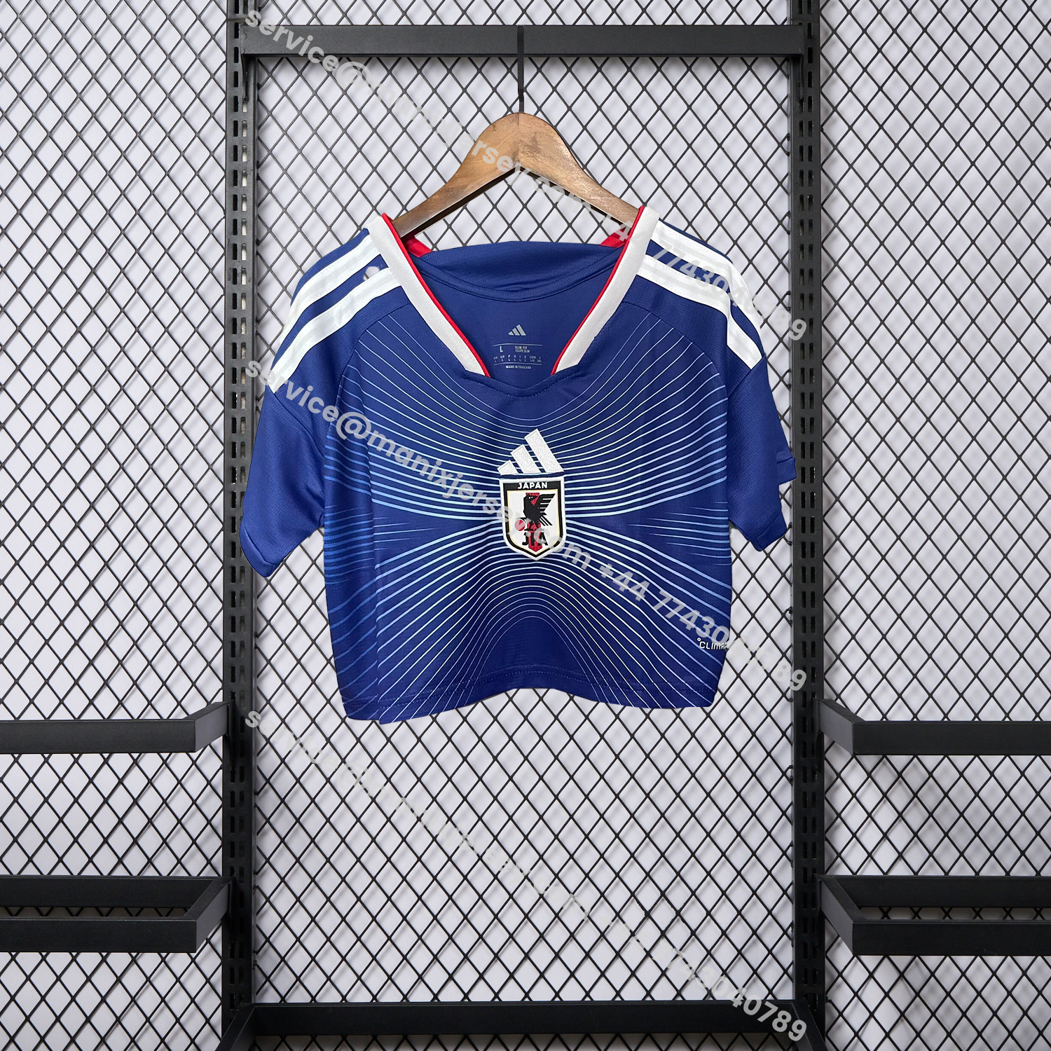 ManixJersey.com | Women's Japan 2026 Home Cropped Jersey -Customize Name, Number and Patch | Worldwide Shipping