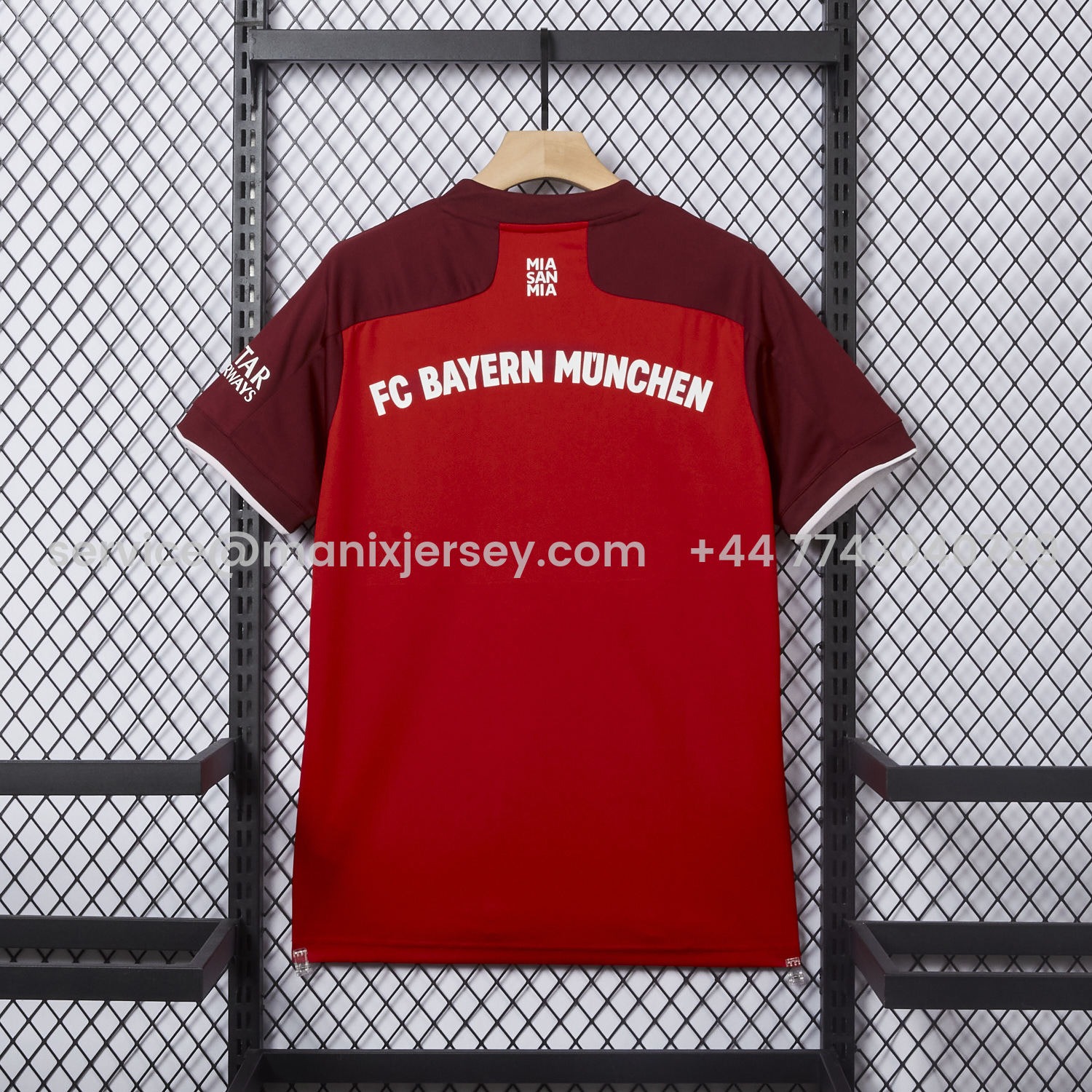 ManixJersey.com | Retro Bayern Munich 2021-22 Home Jersey -Customize Name, Number and Patch | Worldwide Shipping