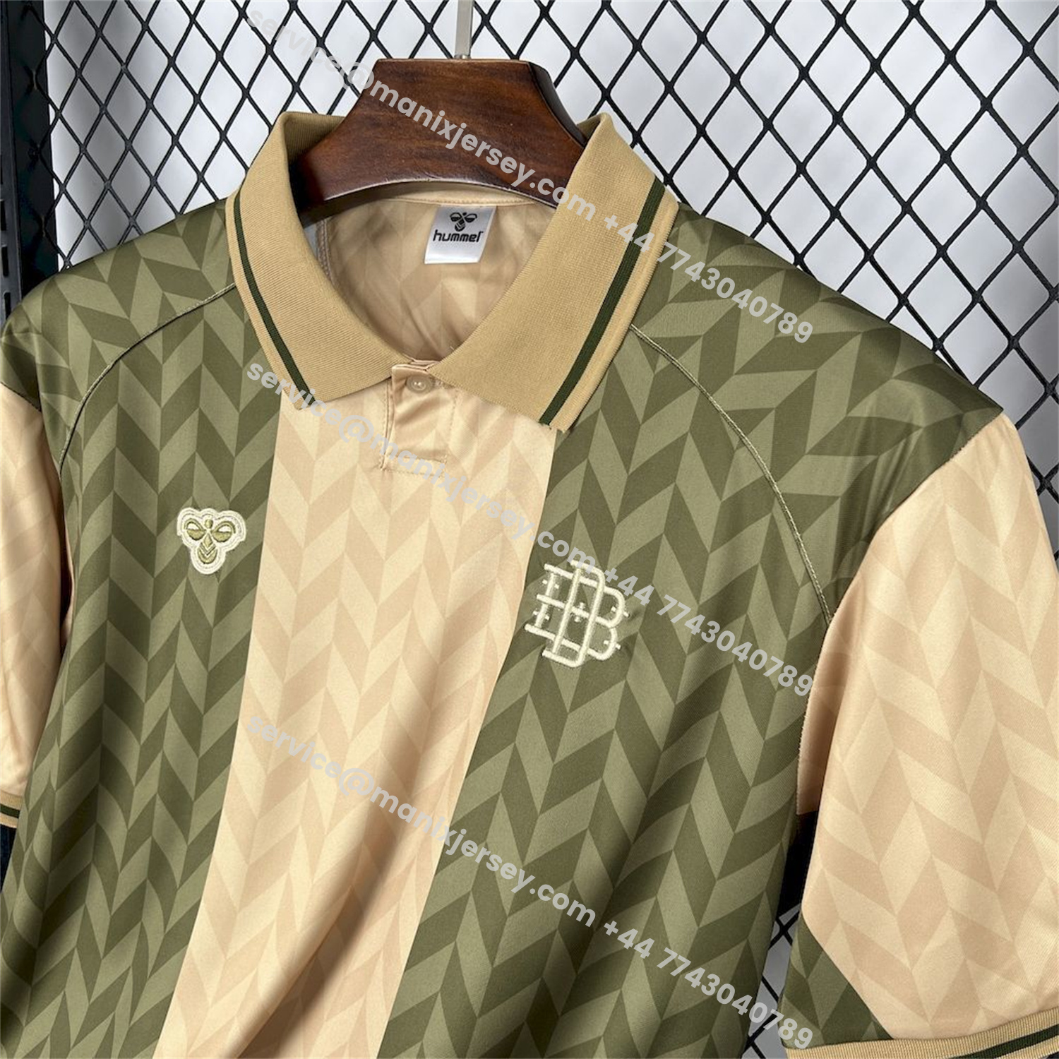 ManixJersey.com | Real Betis 25-26 Khaki Training Jersey - Fans Version -Customize Name, Number and Patch | Worldwide Shipping