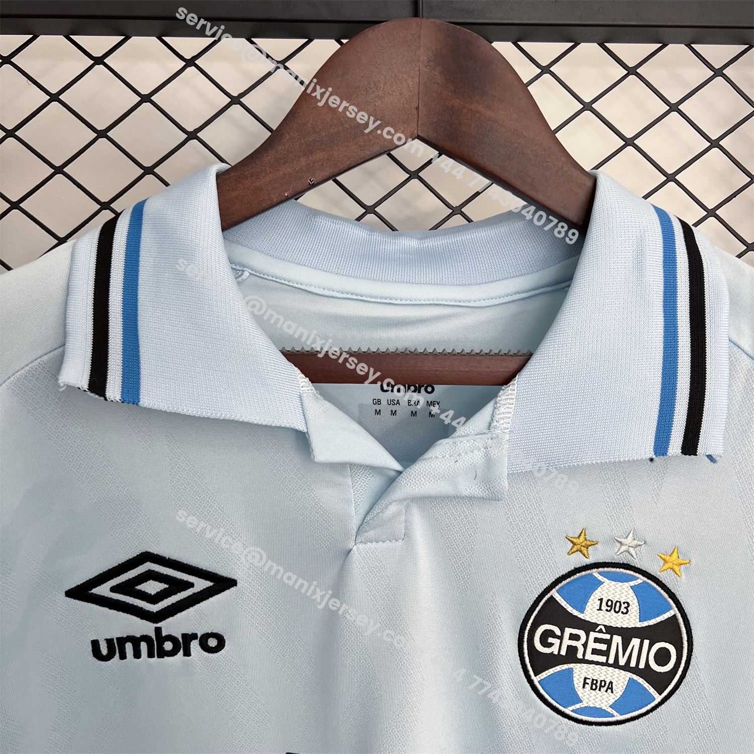 ManixJersey.com | Gremio 25-26 Away Jersey - Fans Version -Customize Name, Number and Patch | Worldwide Shipping