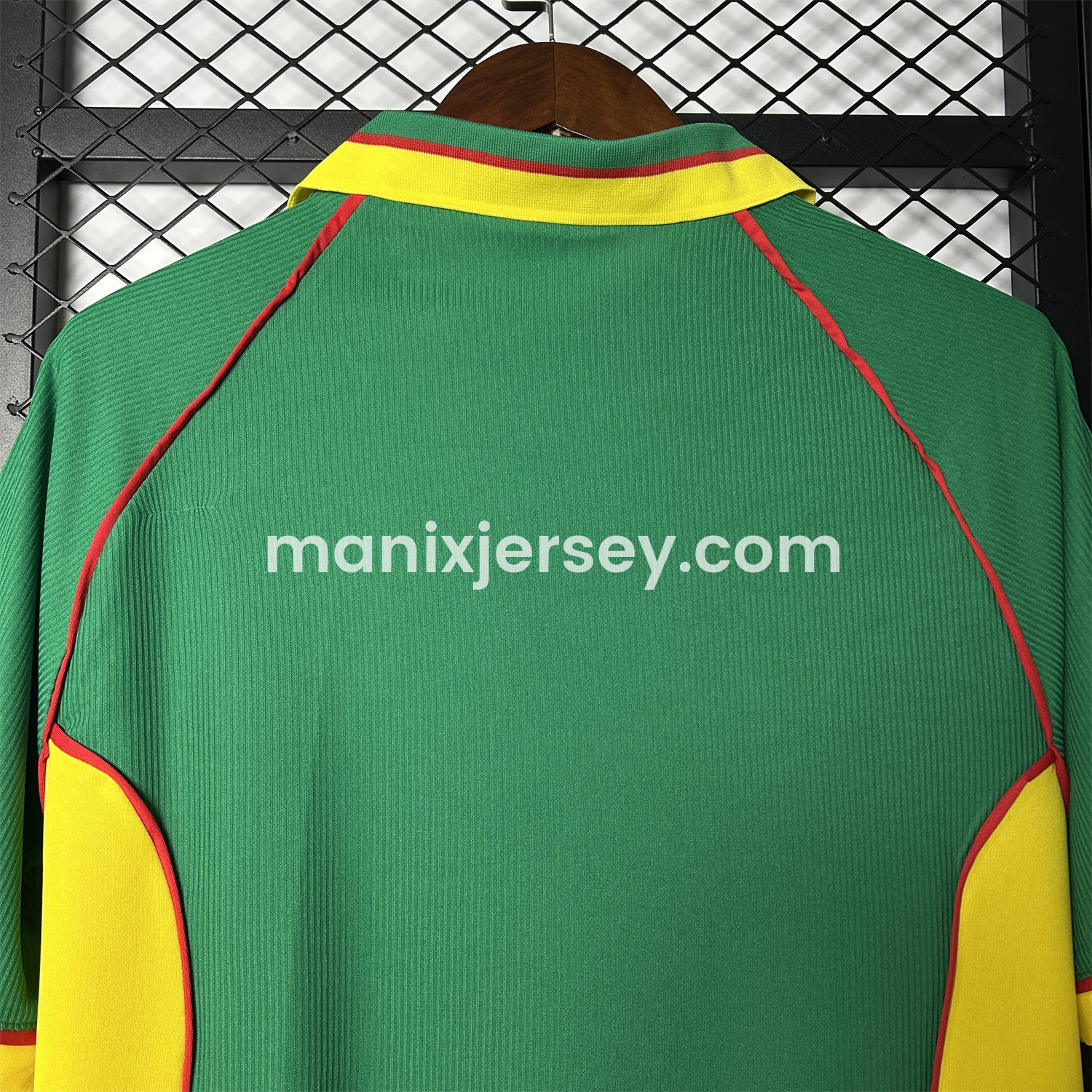 ManixJersey.com | Retro Cameroon 1998 Home Jersey -Customize Name, Number and Patch | Worldwide Shipping