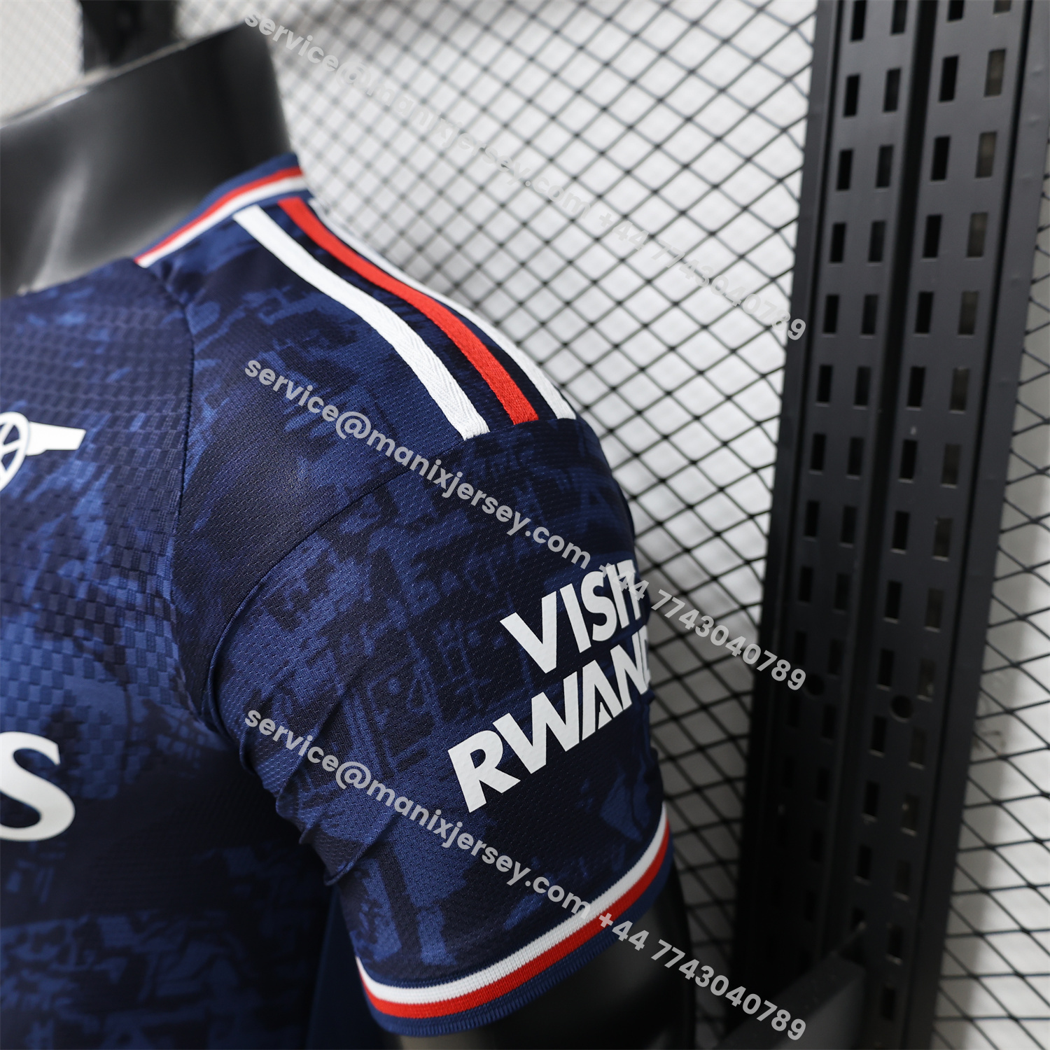 Arsenal 26-27 Dark Blue Digital Pattern Cannon Special Edition Jersey - Player Version:football jersey mysite: unitedjerseyfootball 邓江浪:football
