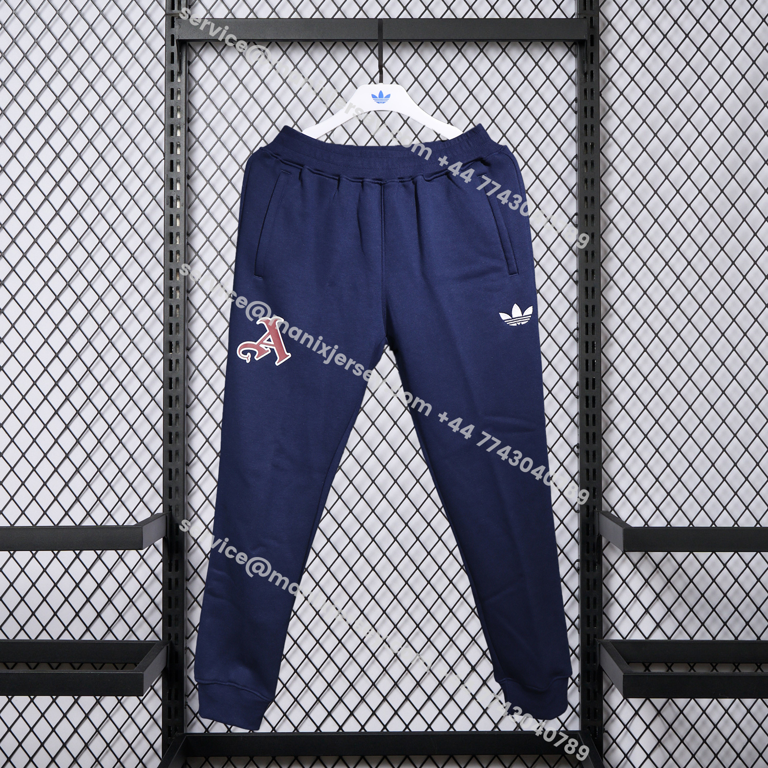ManixJersey.com | Arsenal 25-26 Pure Color Training Set - Dark Blue Top and Dark Blue Pants -Customize Name, Number and Patch | Worldwide Shipping
