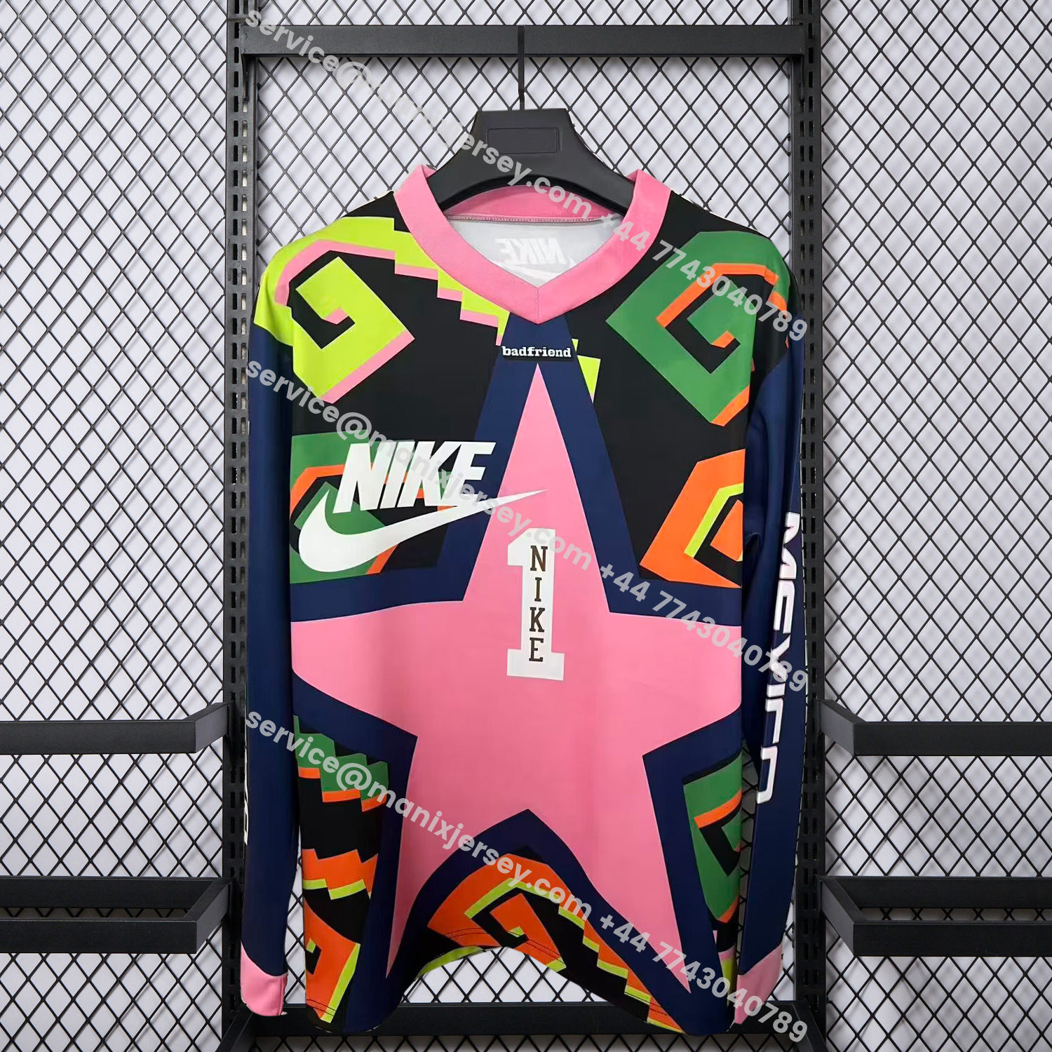 ManixJersey.com | Mexico 2026 Hollywood Goalkeeper Campos Special Long Sleeves Jersey - Fans Version -Customize Name, Number and Patch | Worldwide Shipping