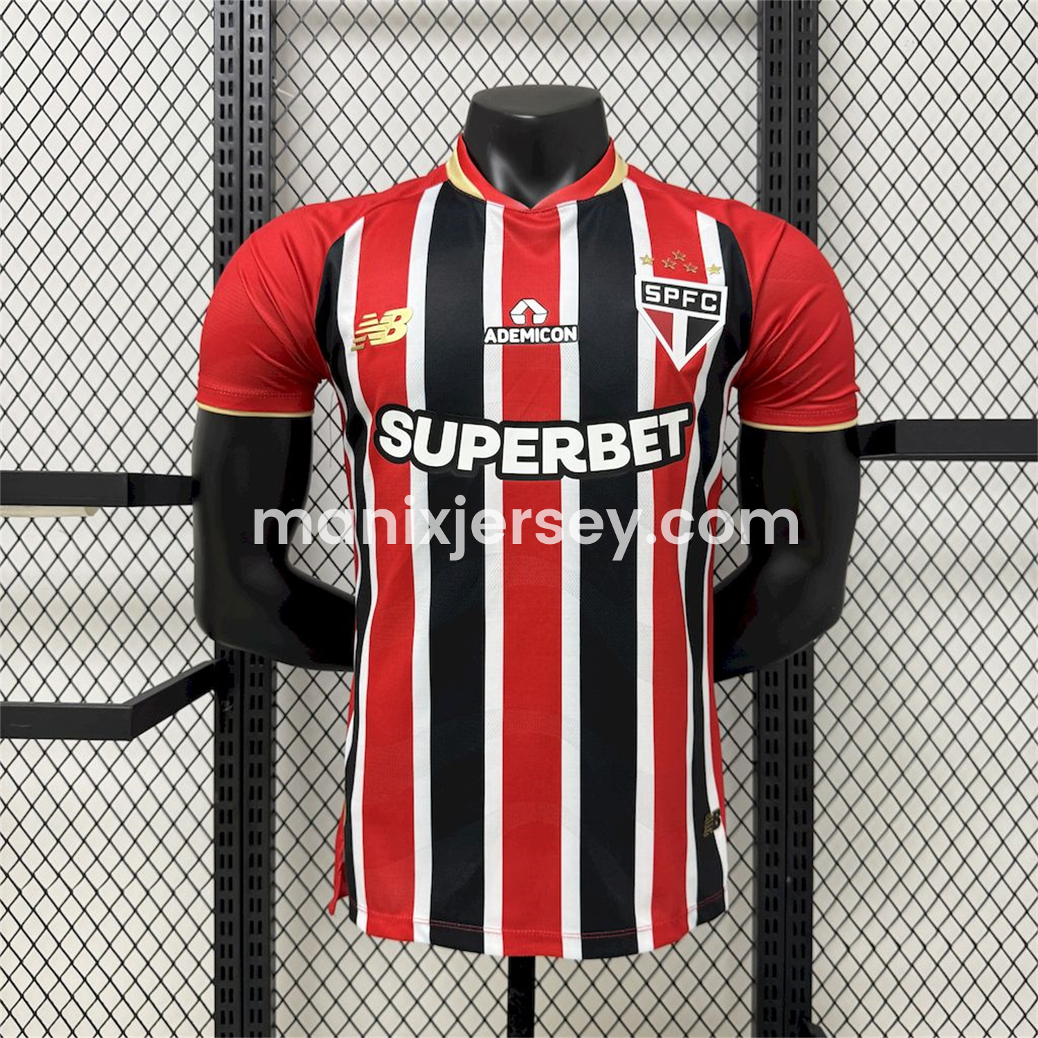 ManixJersey.com | Sao Paulo 25-26 Away Jersey - Player Version -Customize Name, Number and Patch | Worldwide Shipping