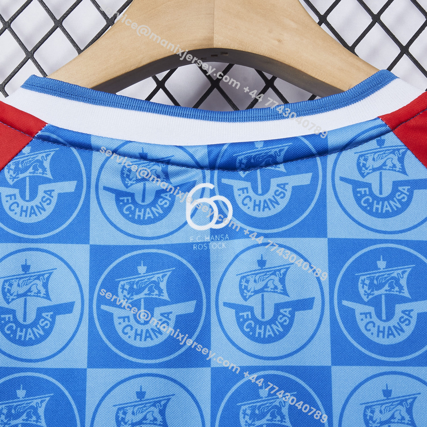 ManixJersey.com | Hansa Rostock 25-26 Home Jersey - Fans Version -Customize Name, Number and Patch | Worldwide Shipping