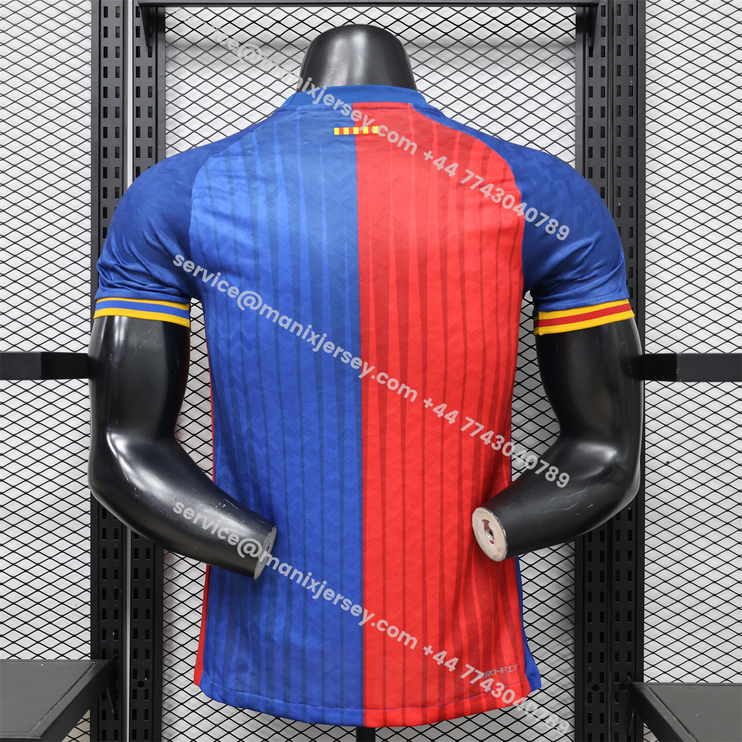 Barcelona 26-27 Red Blue Retro Style Casual Jersey - Player Version:football jersey mysite: unitedjerseyfootball 邓江浪:football