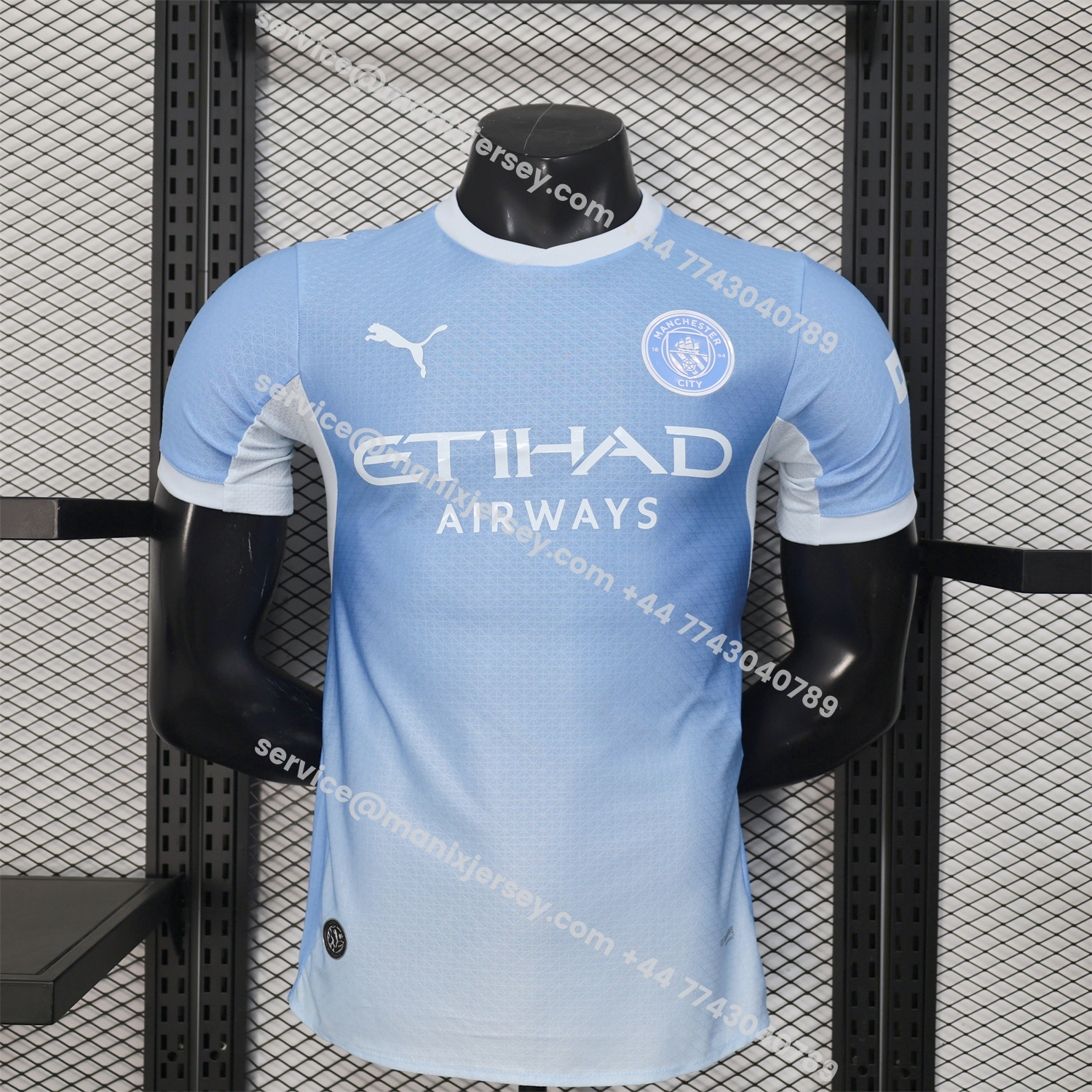 ManixJersey.com | Manchester City 26-27 Home Jersey - Player Version -Customize Name, Number and Patch | Worldwide Shipping