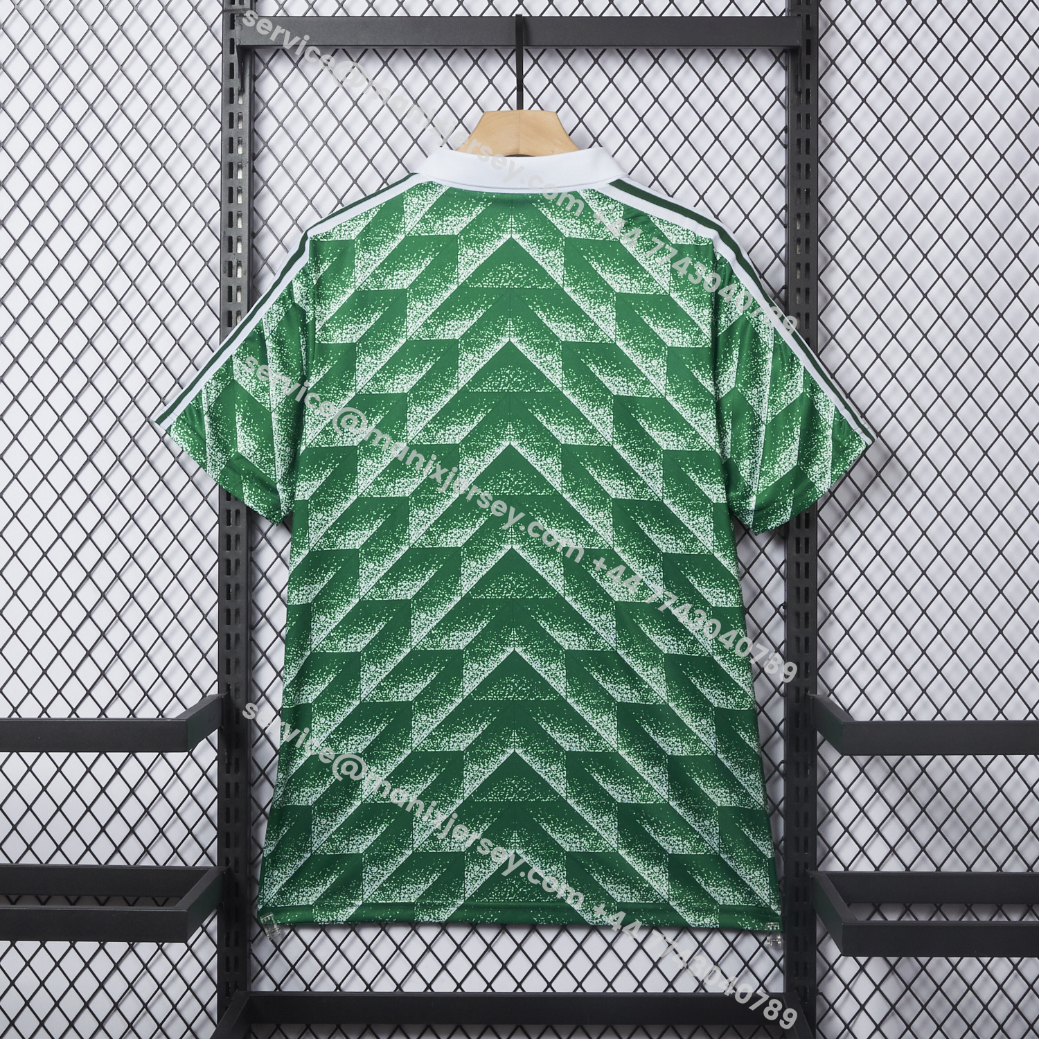 ManixJersey.com | Retro Hannover 96 1990-91 Away Green Jersey -Customize Name, Number and Patch | Worldwide Shipping