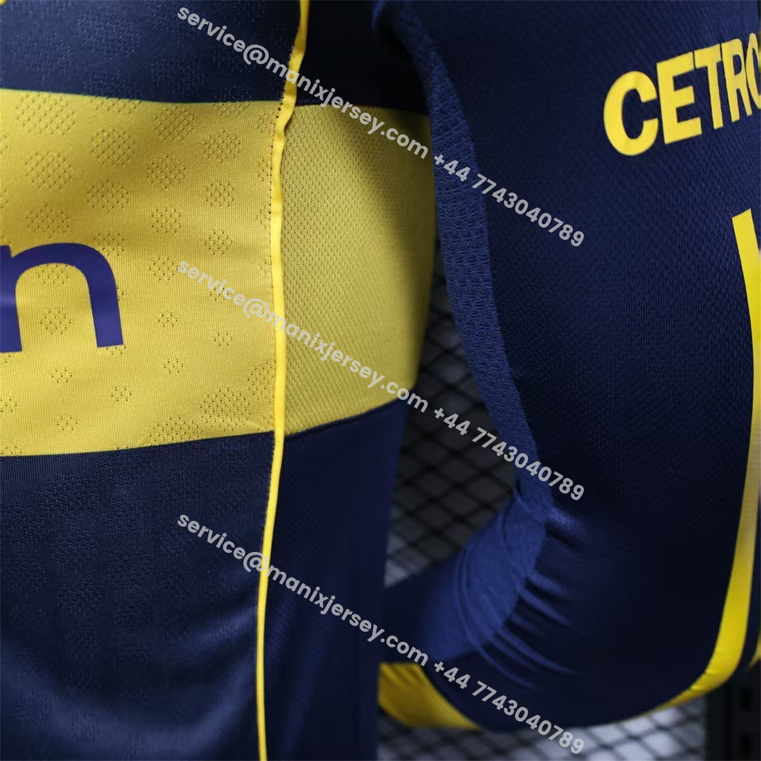 ManixJersey.com | Boca Juniors 25-26 Home Long Sleeves Jersey - Player Version -Customize Name, Number and Patch | Worldwide Shipping