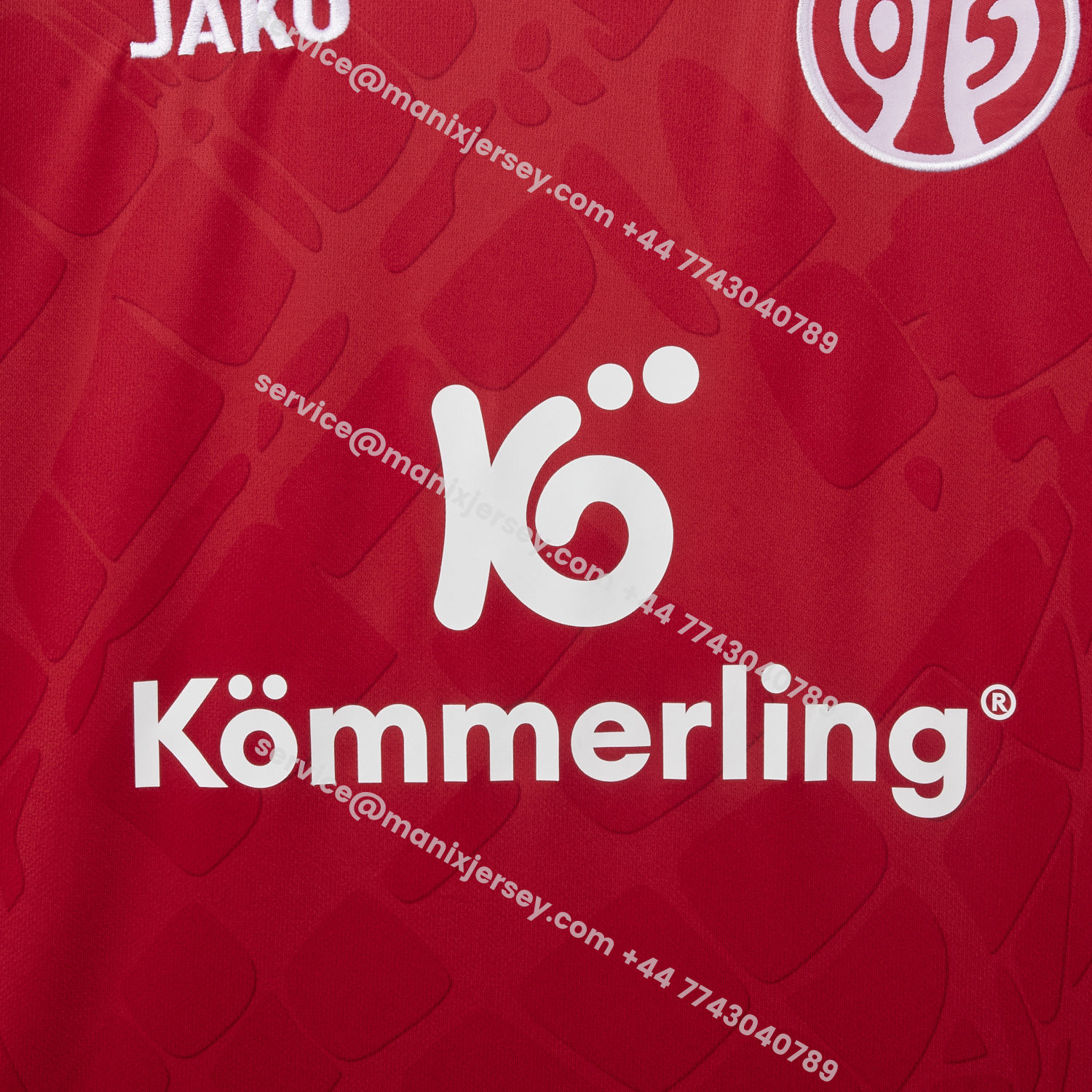 ManixJersey.com | Mainz 25-26 Home Jersey - Fans Version -Customize Name, Number and Patch | Worldwide Shipping