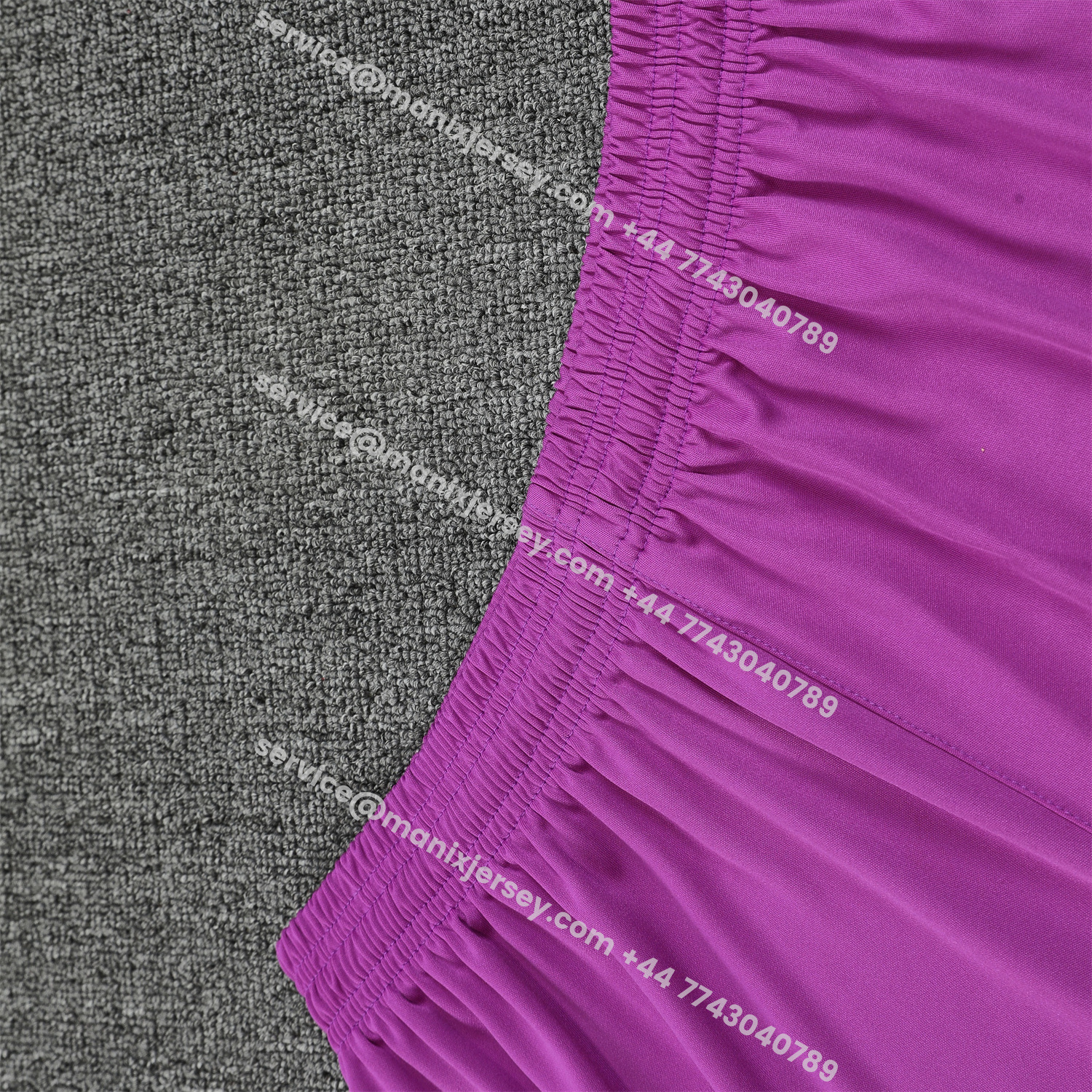 ManixJersey.com | Real Madrid 25-26 Short-Sleeve Training Set - Purple Top & Purple Shorts -Customize Name, Number and Patch | Worldwide Shipping