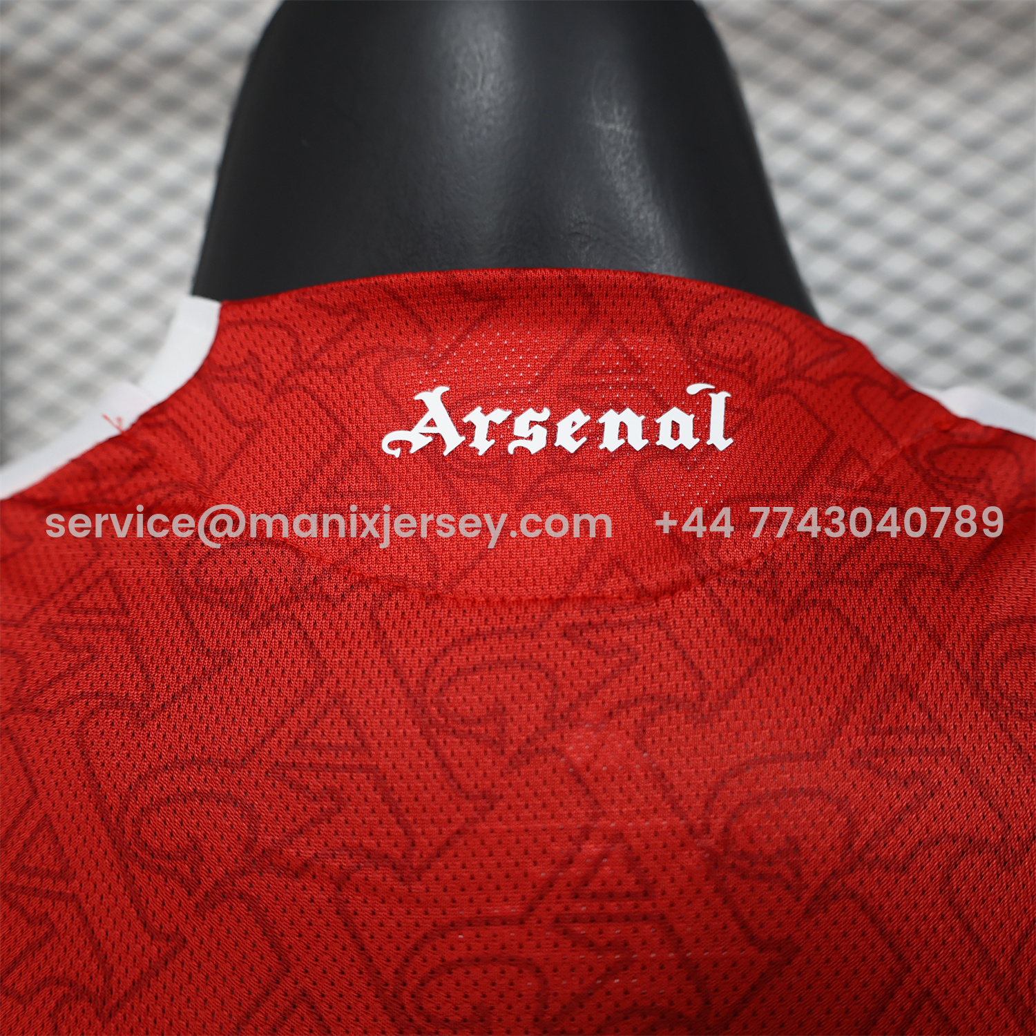 ManixJersey.com | Arsenal 25-26 Home Long Sleeves Jersey - Player Version -Customize Name, Number and Patch | Worldwide Shipping