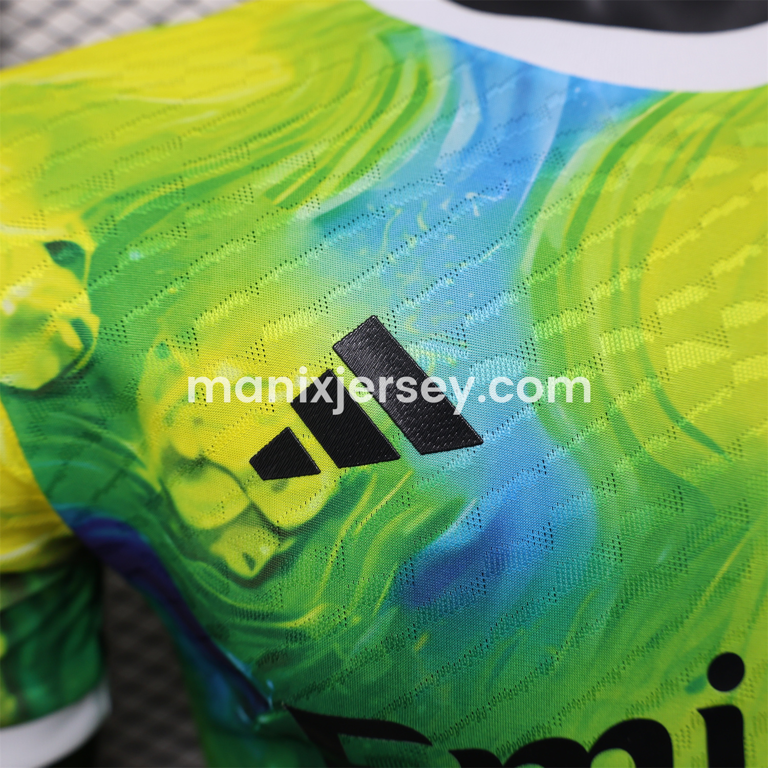 ManixJersey.com | Real Madrid 25-26 Green & Yellow Special Edition Jersey - Player Version -Customize Name, Number and Patch | Worldwide Shipping