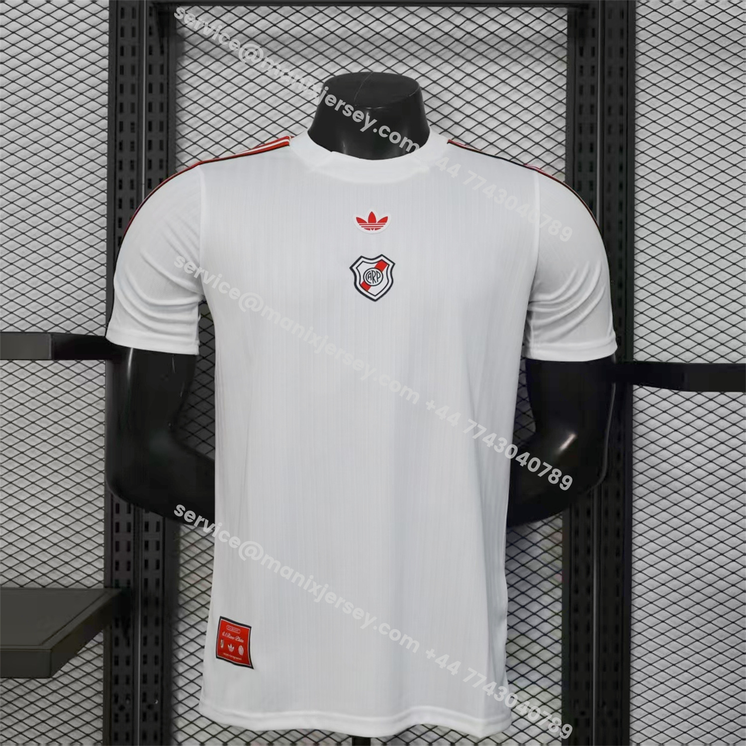 ManixJersey.com | River Plate 25-26 Originals Terrace Icon White Jersey - Player Version -Customize Name, Number and Patch | Worldwide Shipping