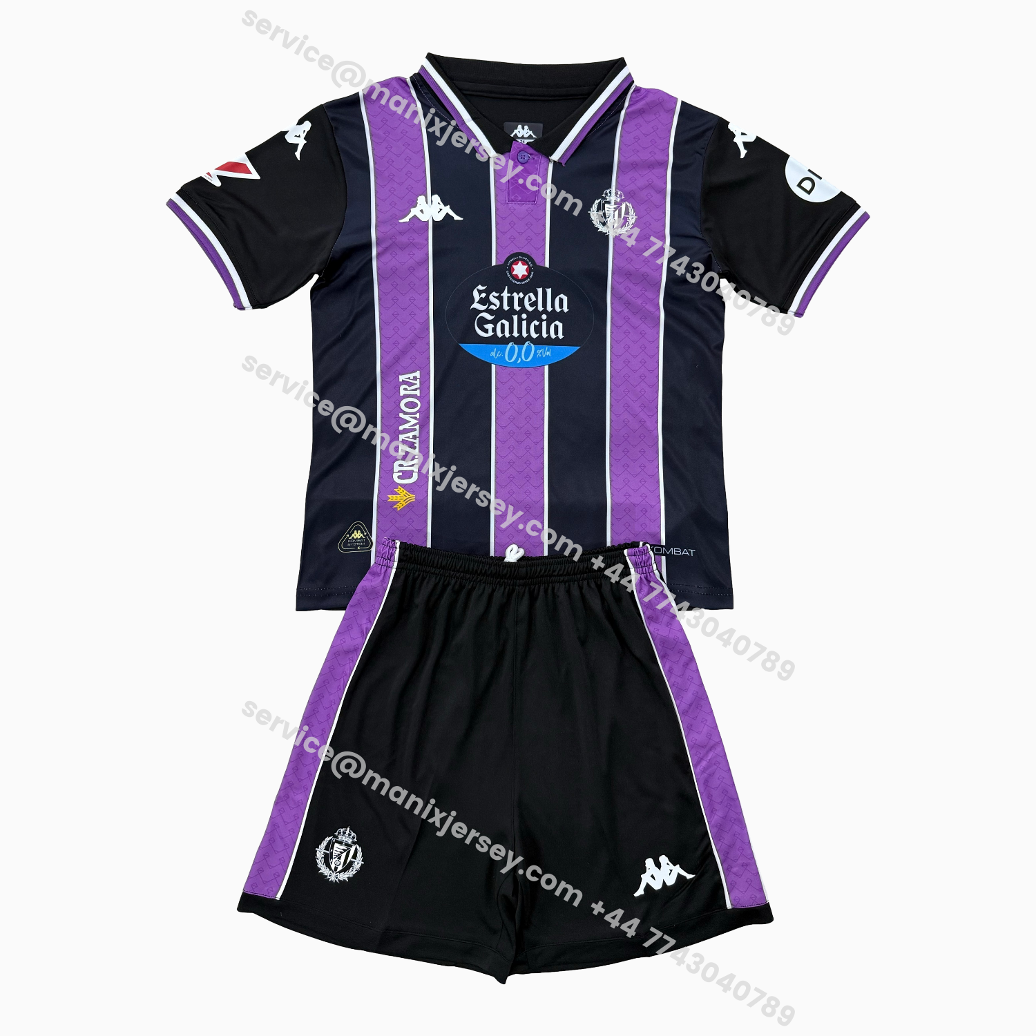 ManixJersey.com | Valladolid 25-26 Away Men's Adult Jersey Set - Fans Version -Customize Name, Number and Patch | Worldwide Shipping