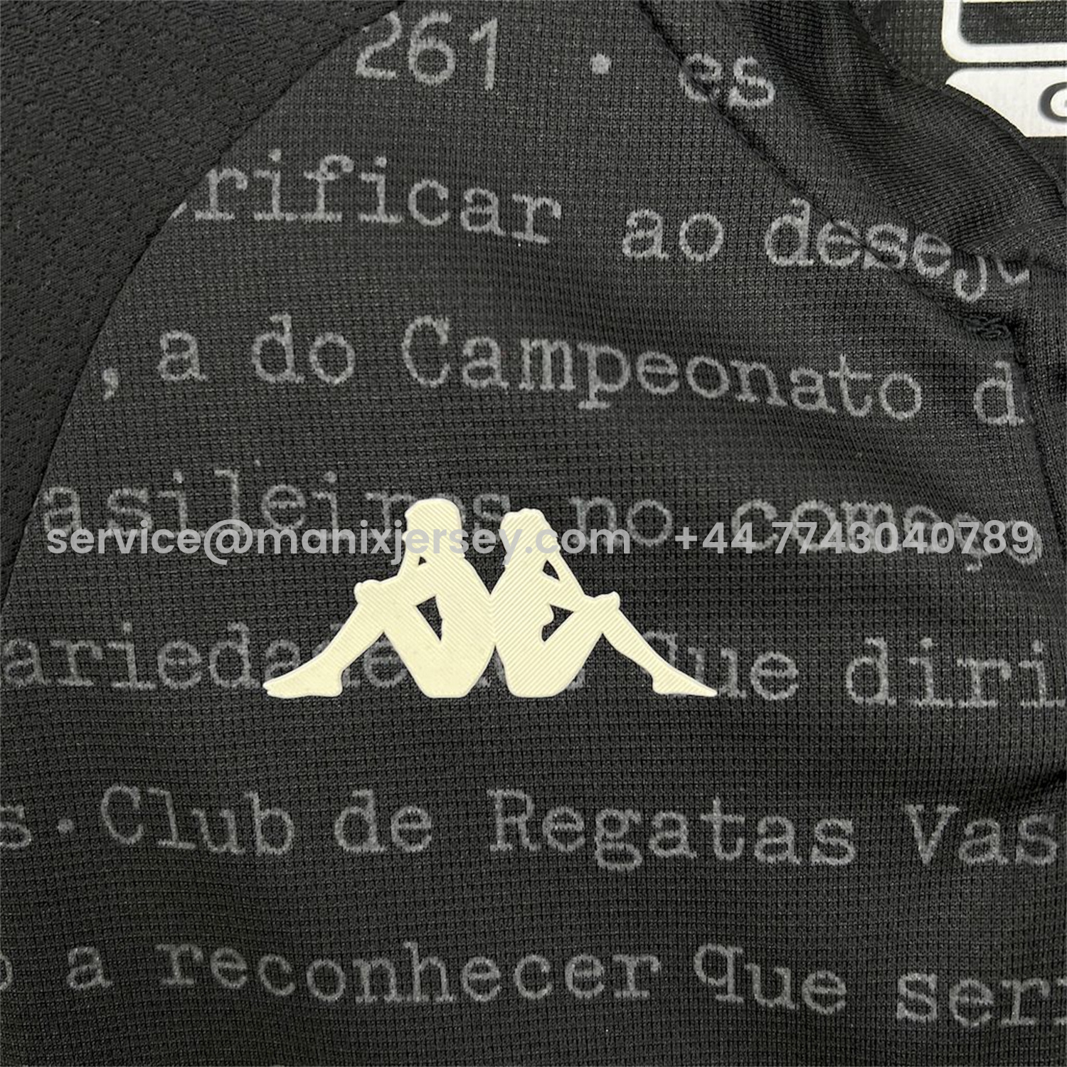ManixJersey.com | Vasco da Gama 24-25 Black Special Edition Kids Kit -Customize Name, Number and Patch | Worldwide Shipping