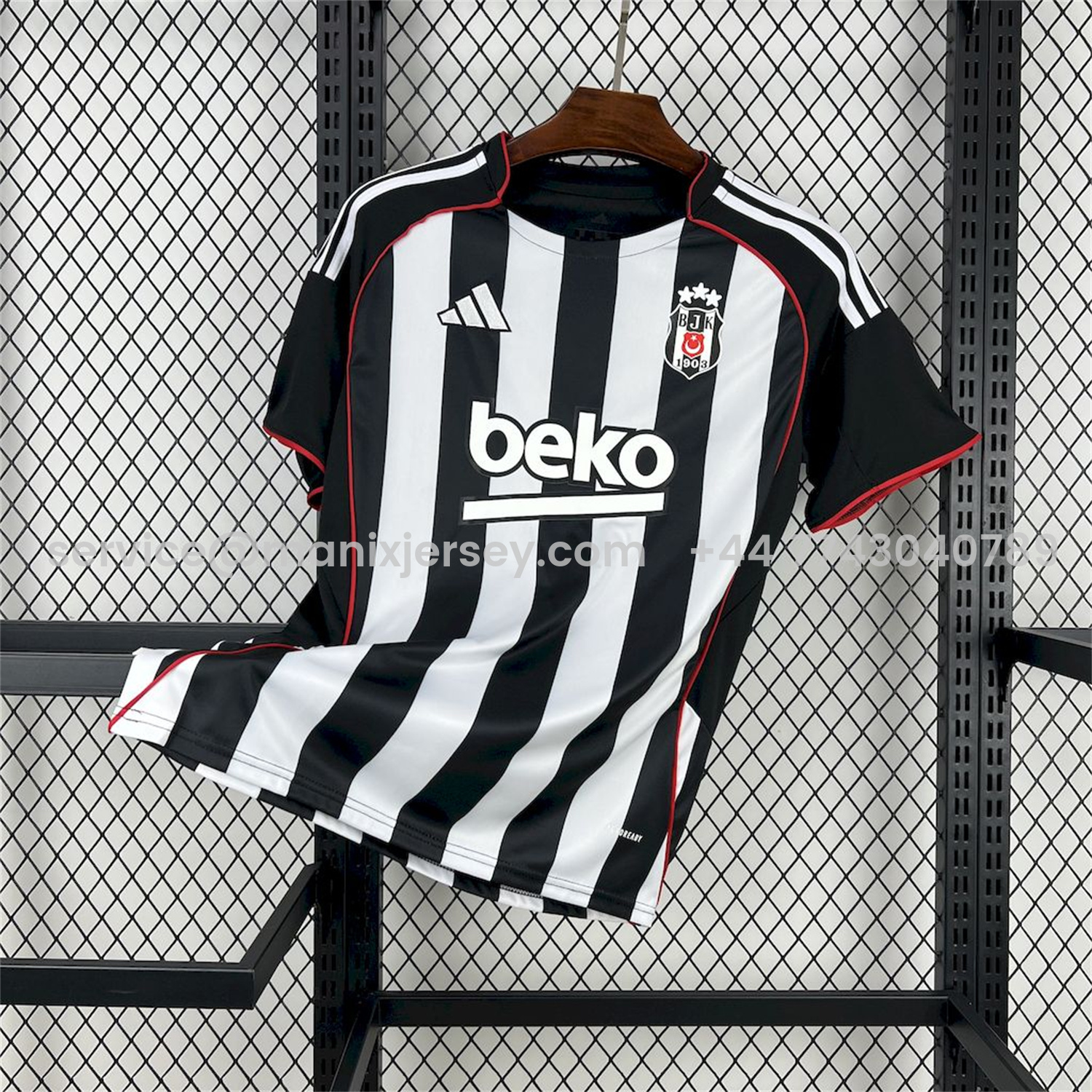 ManixJersey.com | Besiktas 25-26 Away Jersey - Fans Version -Customize Name, Number and Patch | Worldwide Shipping