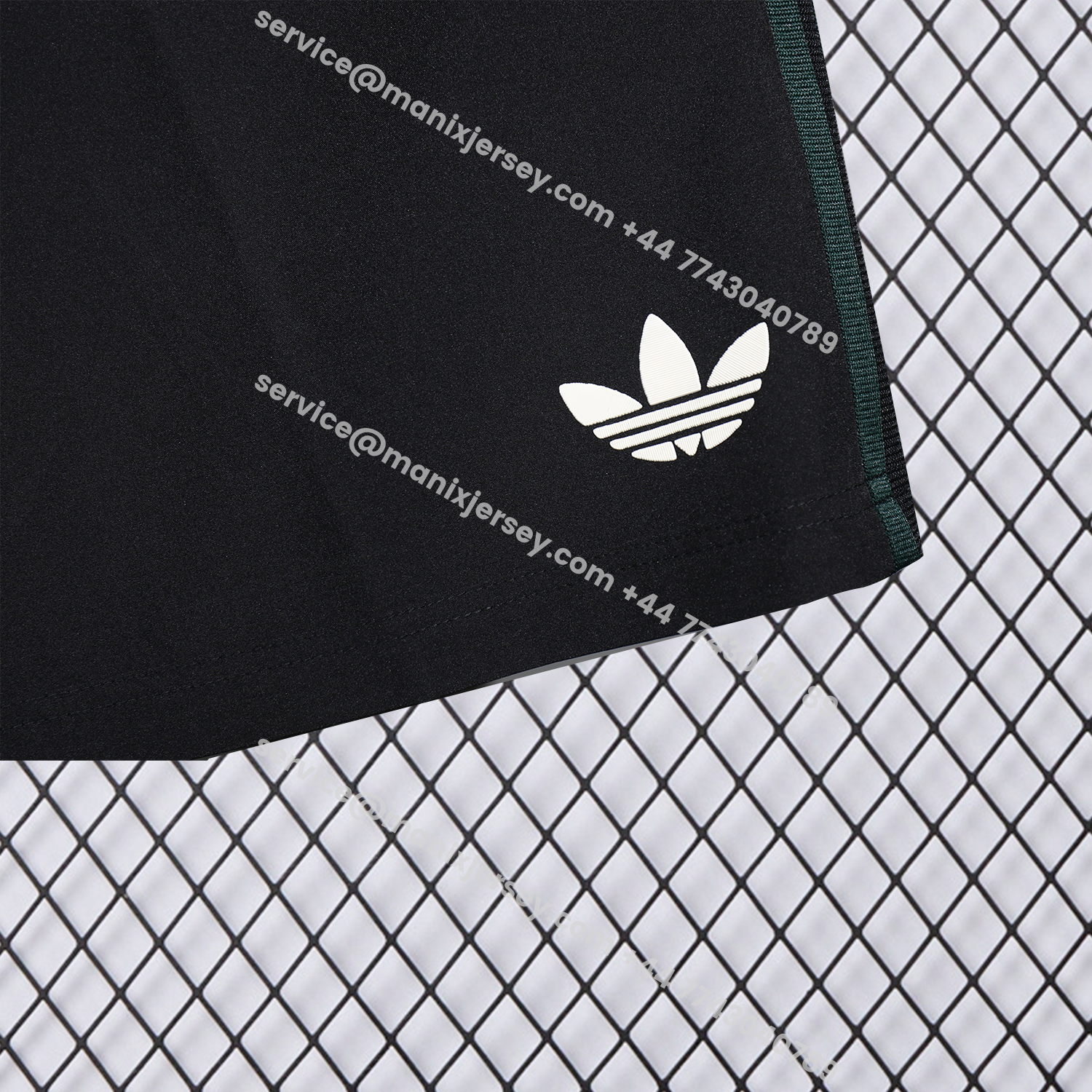 ManixJersey.com | Juventus 25-26 Third Black Shorts - Player Version -Customize Name, Number and Patch | Worldwide Shipping