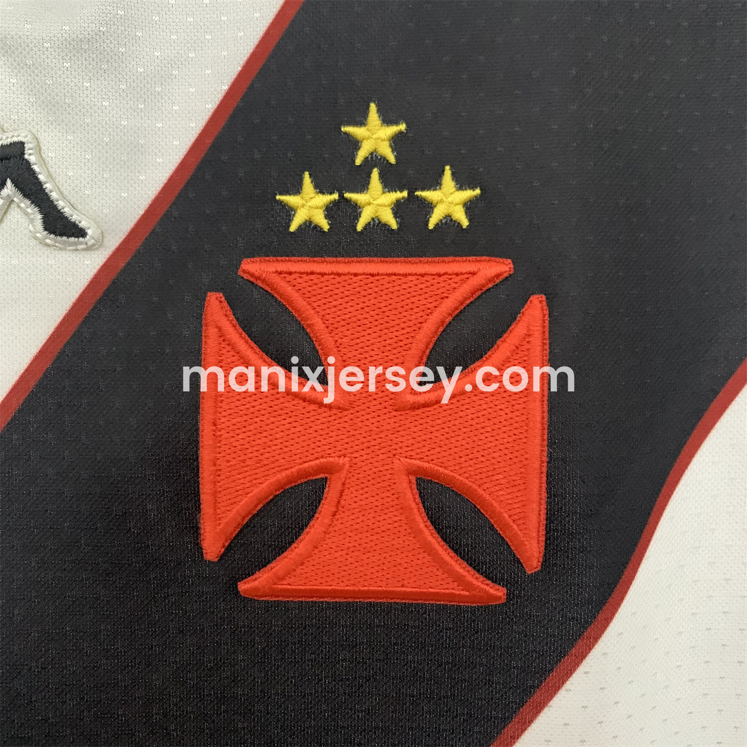 ManixJersey.com | Retro Vasco da Gama 1997 White Jersey -Customize Name, Number and Patch | Worldwide Shipping