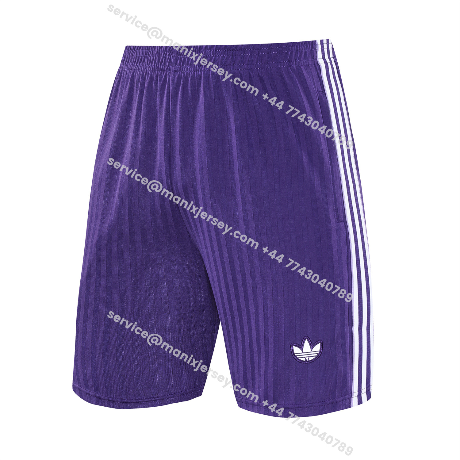 ManixJersey.com | Real Madrid 25-26 Vest Training Set - Pure White Vest & Purple Shorts -Customize Name, Number and Patch | Worldwide Shipping