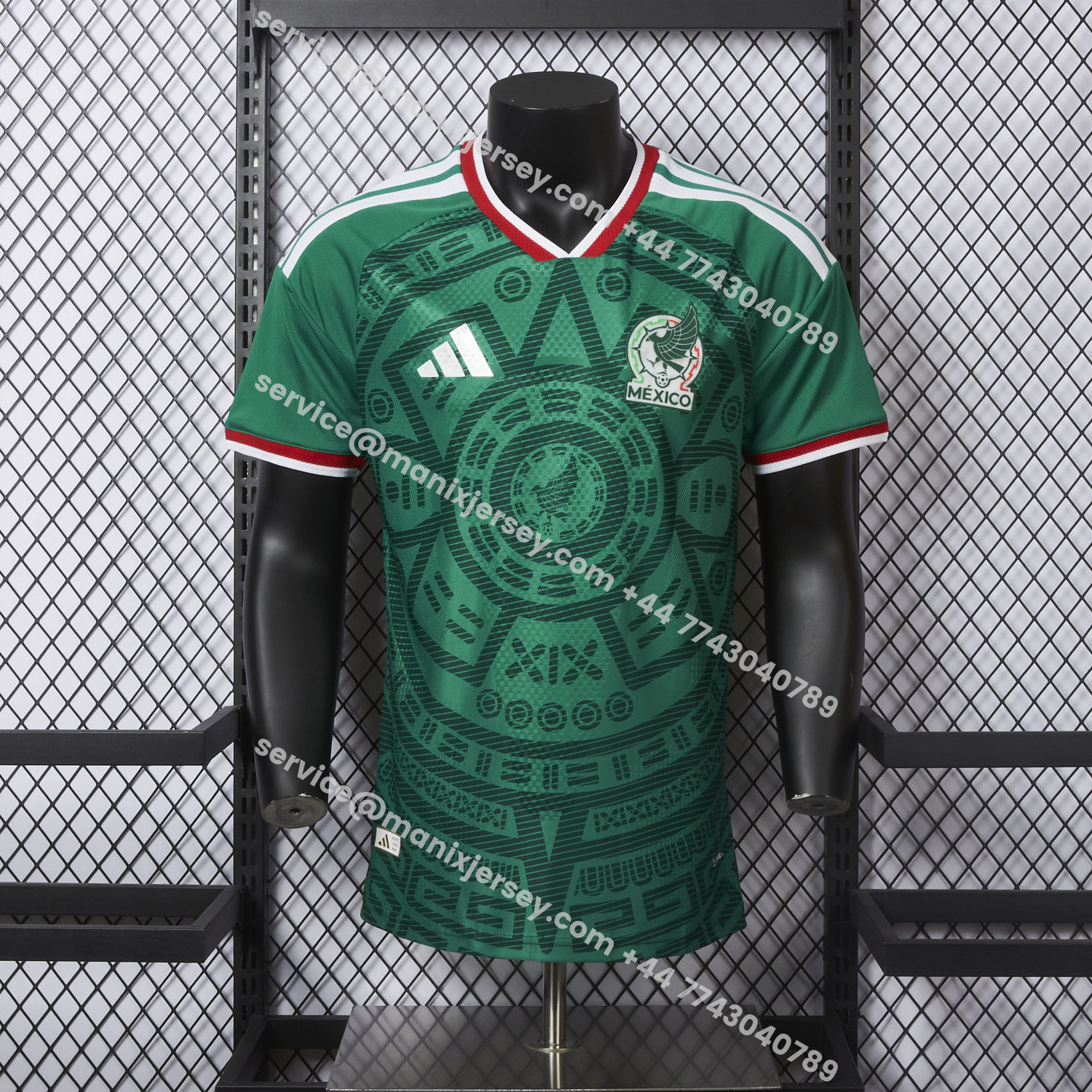ManixJersey.com | Mexico 2026 Home Jersey - Player Version -Customize Name, Number and Patch | Worldwide Shipping