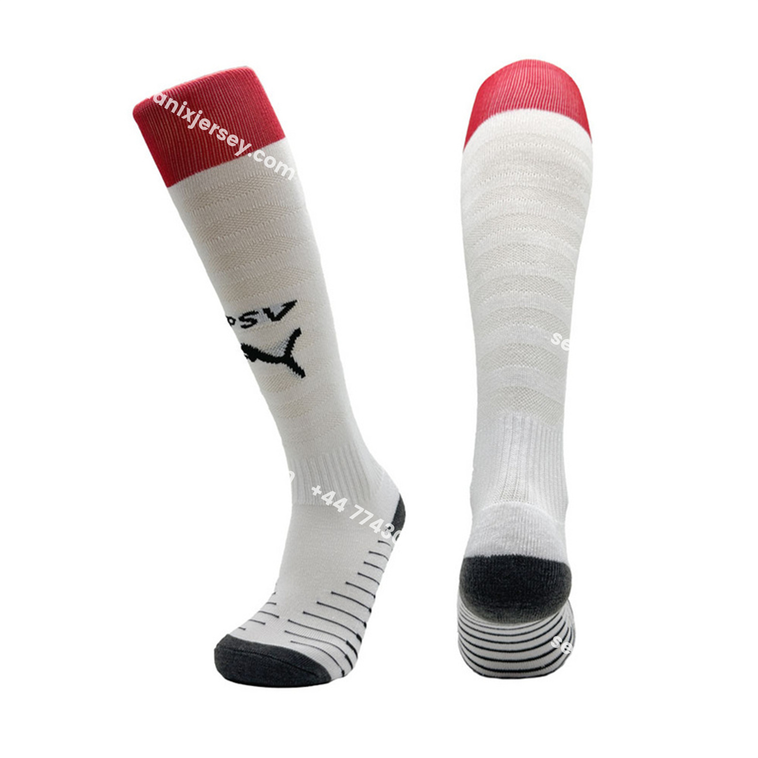 ManixJersey.com | PSV Eindhoven 25-26 Home Socks - White -Customize Name, Number and Patch | Worldwide Shipping
