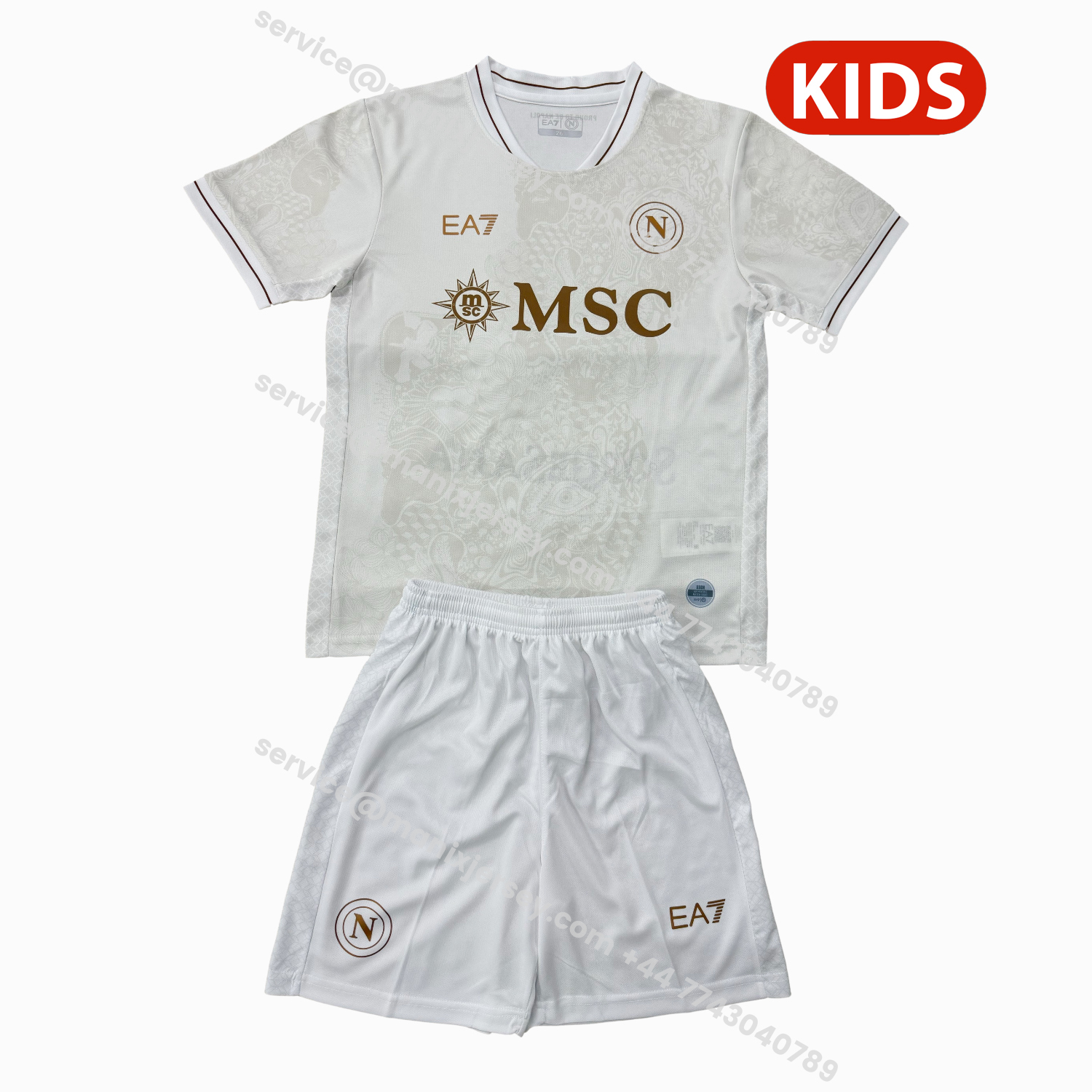 ManixJersey.com | Napoli 25-26 Away Kids Kit -Customize Name, Number and Patch | Worldwide Shipping