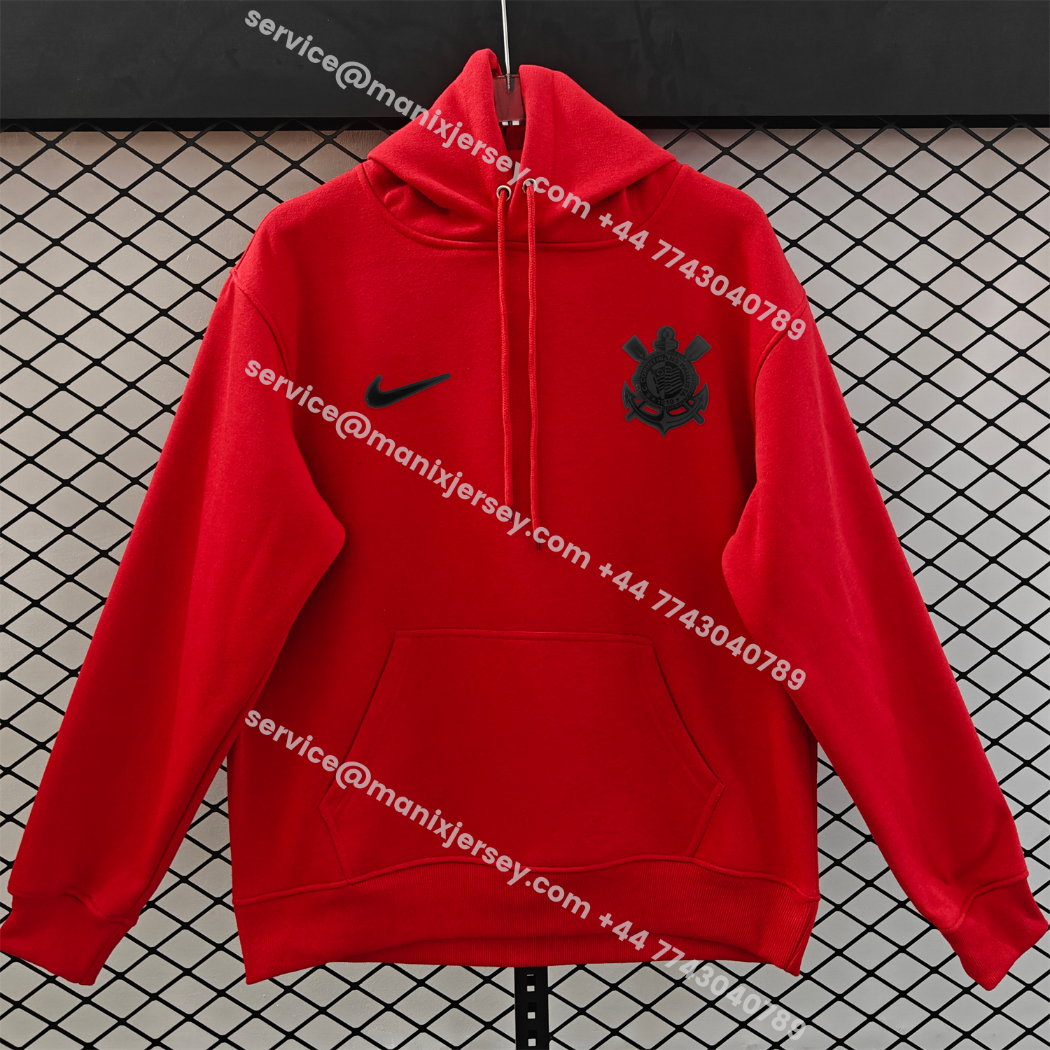 ManixJersey.com | Corinthians 25-26 Originals Terrace Black Icon Unisex Pullover Hoodie -Customize Name, Number and Patch | Worldwide Shipping