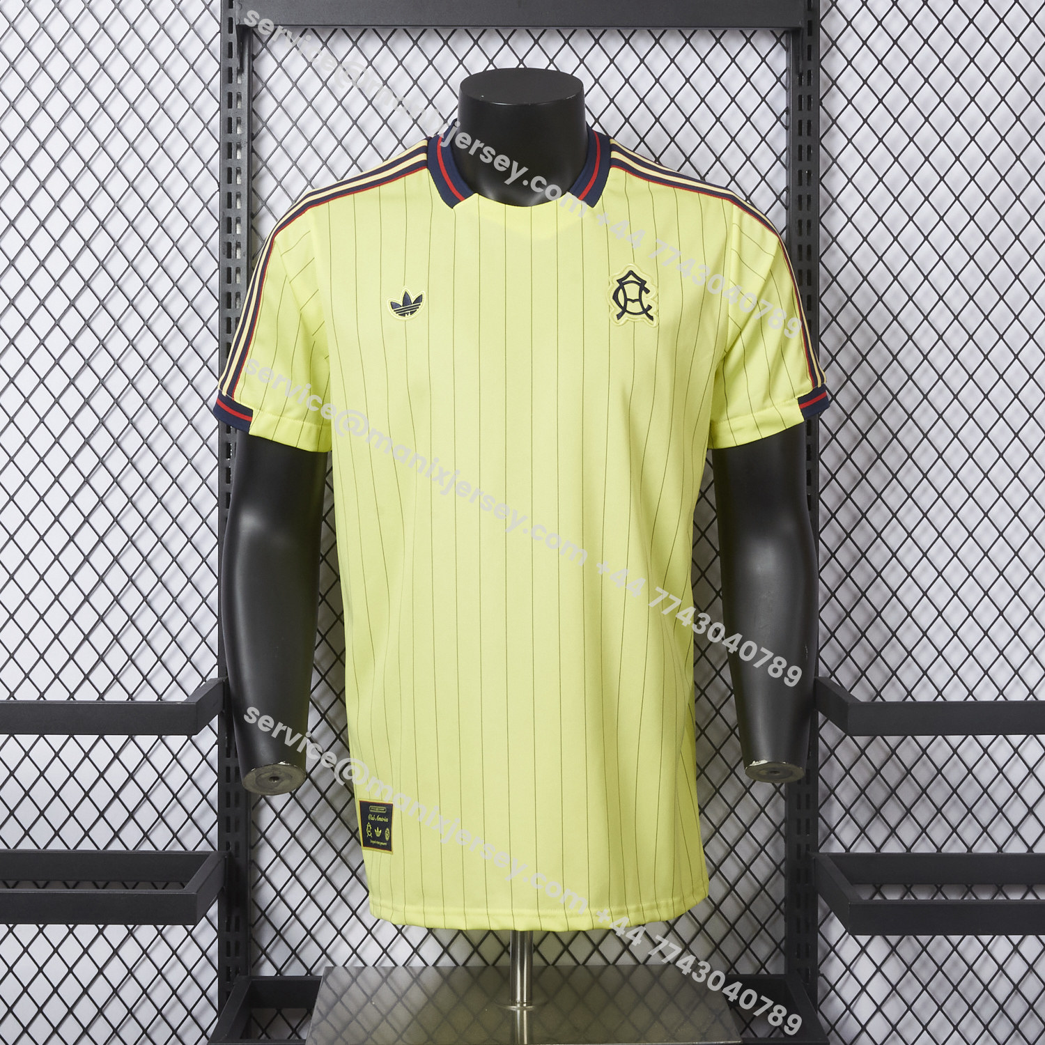 ManixJersey.com | Club América 25-26 Icon Travel Special Edition Yellow Jersey - Player Version -Customize Name, Number and Patch | Worldwide Shipping
