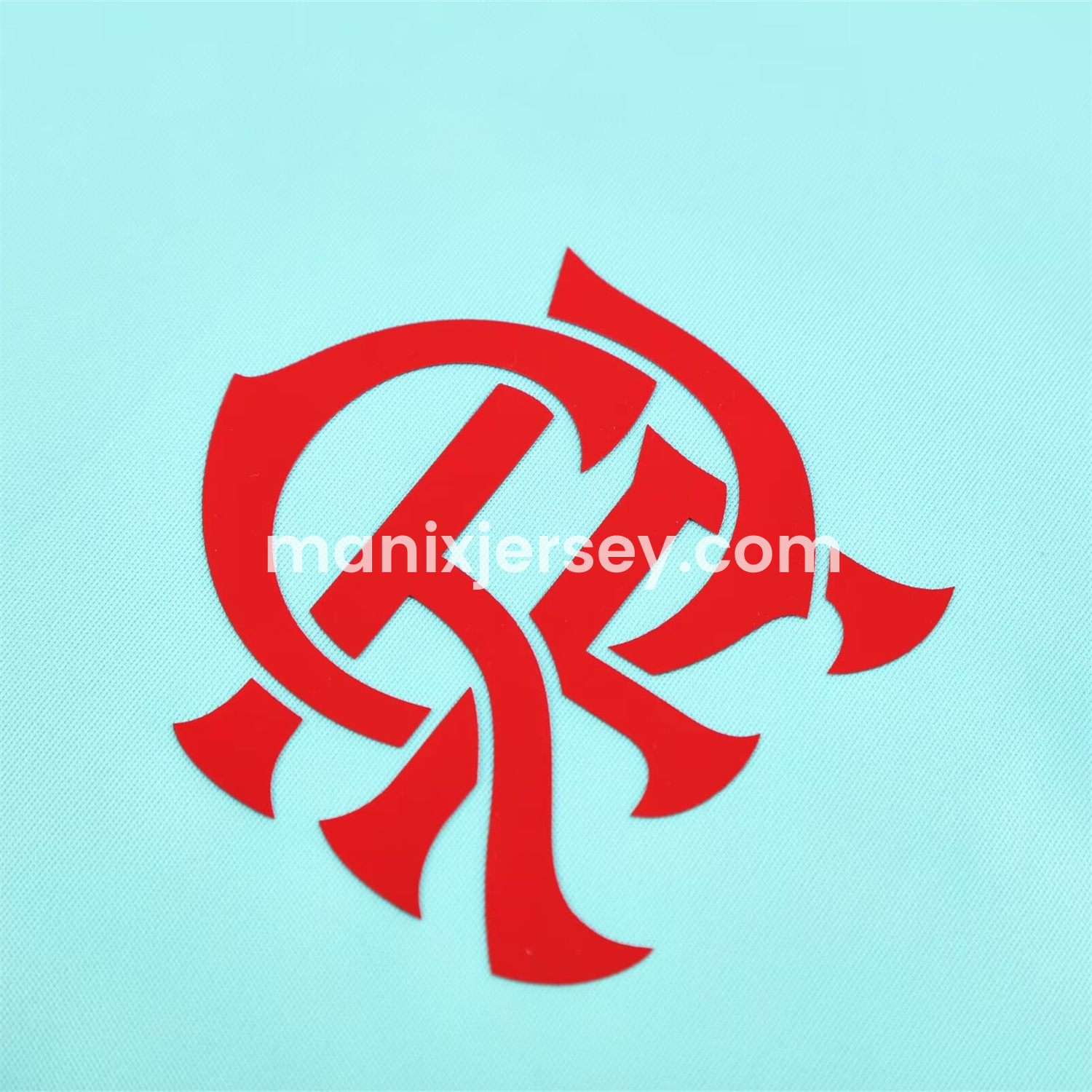 ManixJersey.com | Flamengo 25-26 Short-Sleeve Kids Training Set - Light Blue With Royal Blue -Customize Name, Number and Patch | Worldwide Shipping