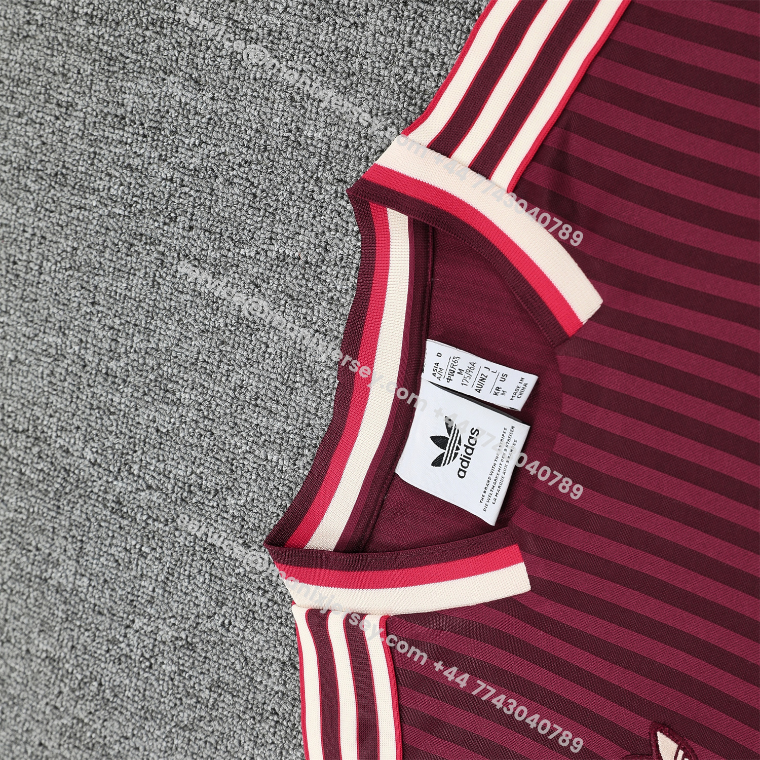 ManixJersey.com | Bayern Munich 25-26 Vest Training Set - Wine Red Lines Vest & Wine Red Lines Shorts -Customize Name, Number and Patch | Worldwide Shipping