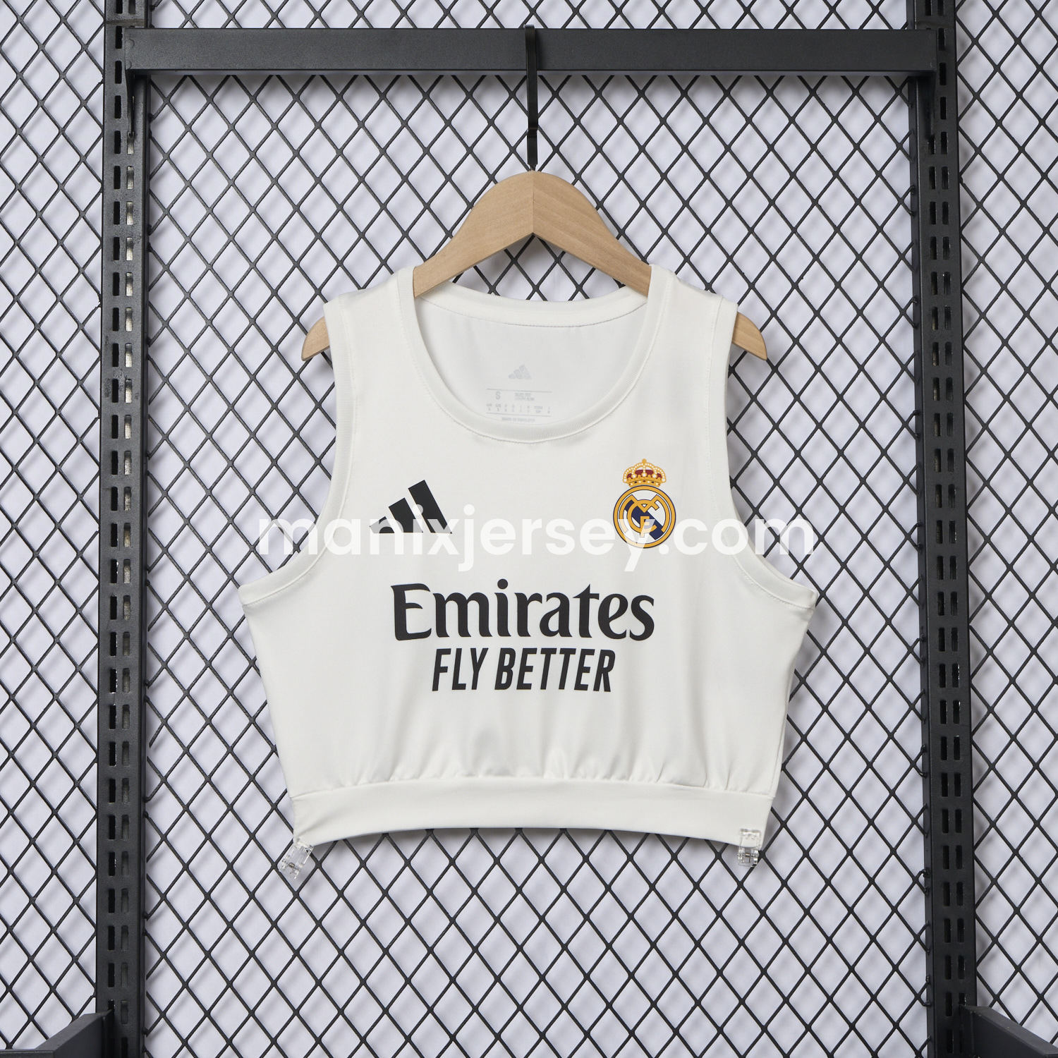 ManixJersey.com | Women's Real Madrid 25-26 Home Yoga Vest -Customize Name, Number and Patch | Worldwide Shipping