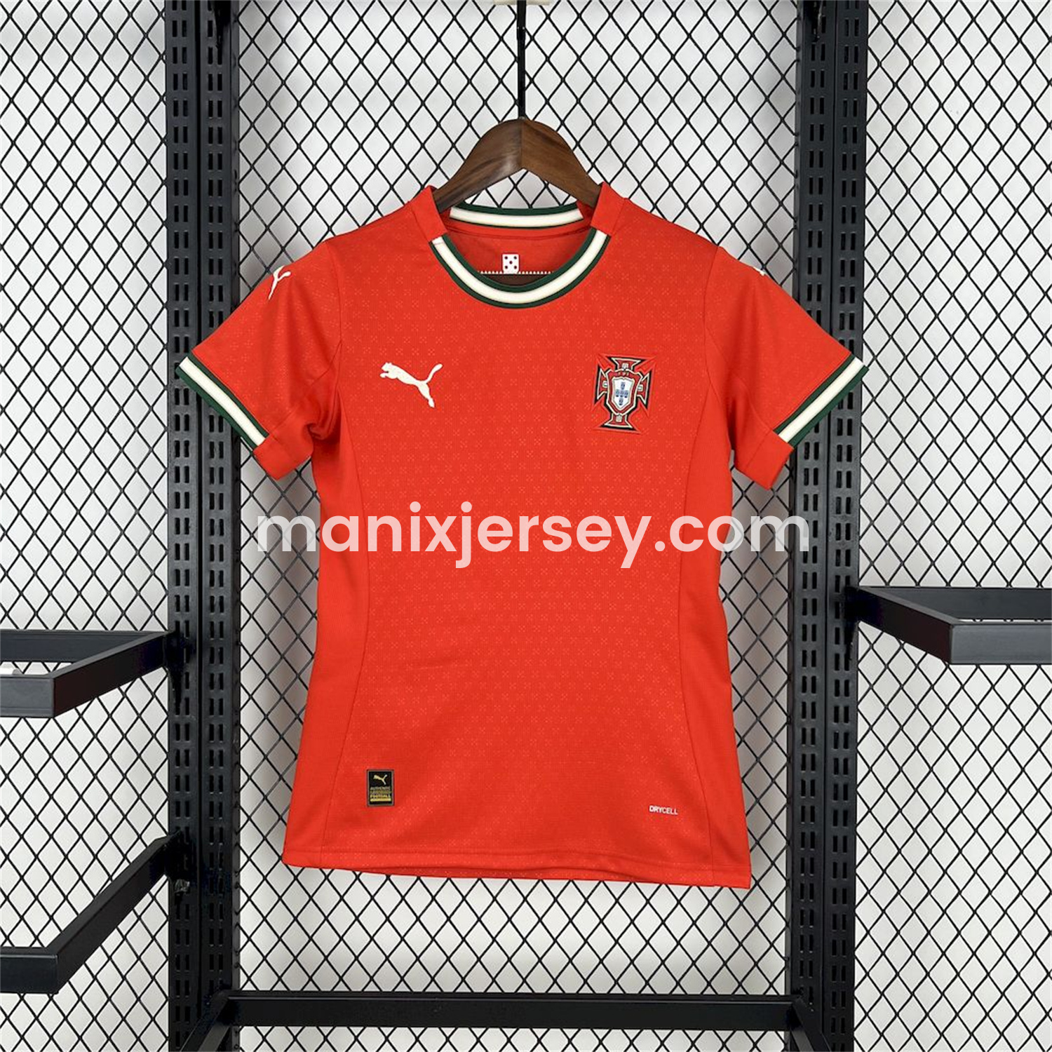 ManixJersey.com | Women's Portugal 2025-26 Home Jersey -Customize Name, Number and Patch | Worldwide Shipping