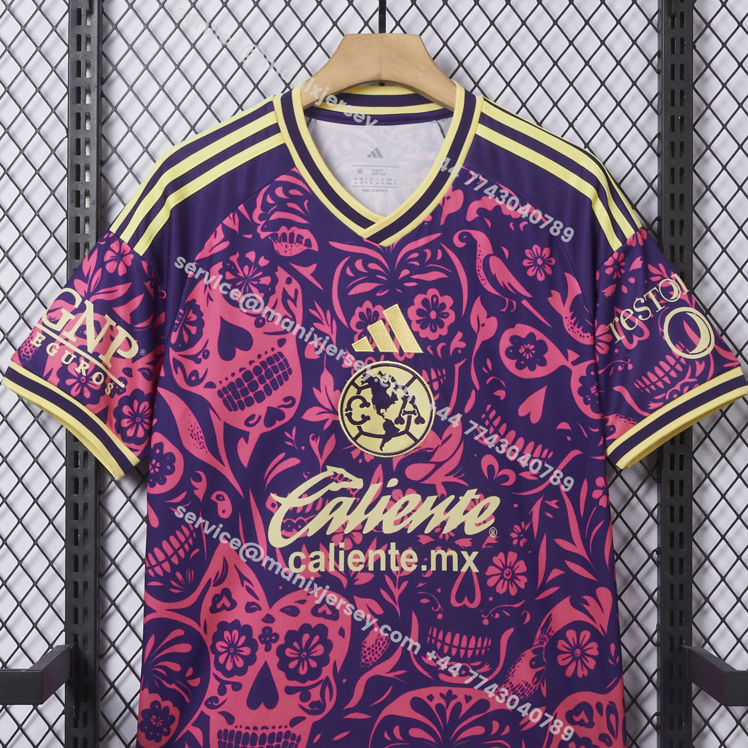 ManixJersey.com | Club América 25-26 Día de Muertos Purple Jersey - Fans Version -Customize Name, Number and Patch | Worldwide Shipping