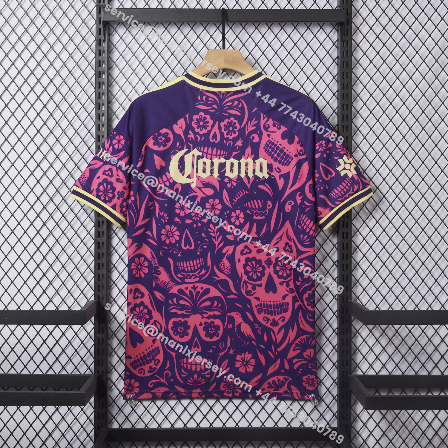ManixJersey.com | Club América 25-26 Día de Muertos Purple Jersey - Fans Version -Customize Name, Number and Patch | Worldwide Shipping