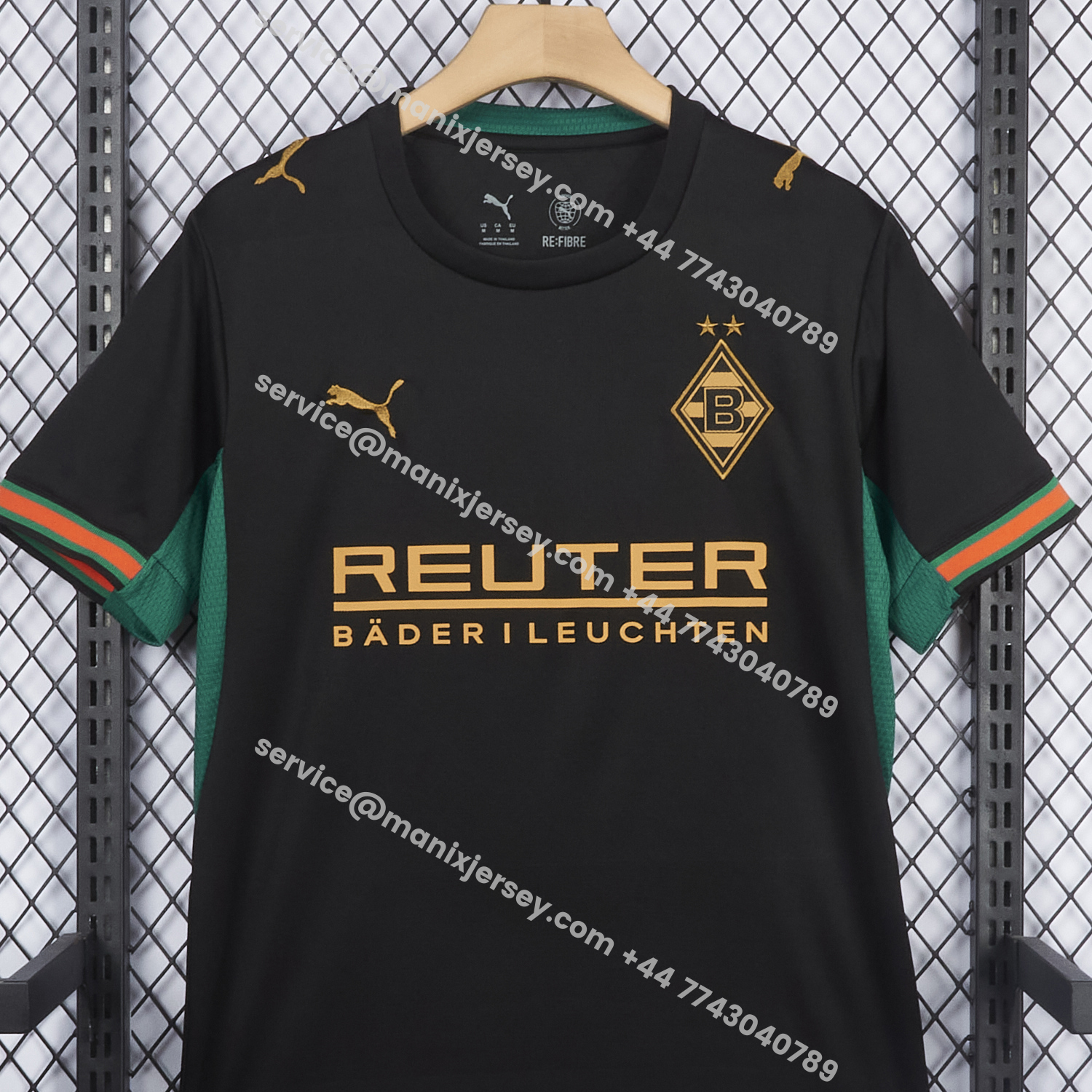 Borussia Mönchengladbach 26-27 Away Black Jersey - Fans Version:football jersey mysite: unitedjerseyfootball 邓江浪:football