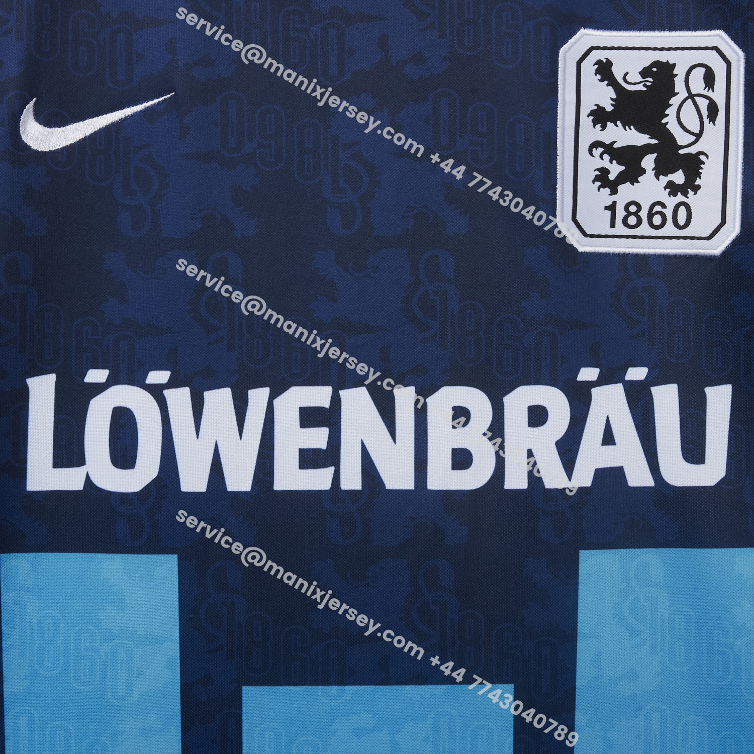 ManixJersey.com | Retro TSV 1860 München Munich 1996 Away Jersey -Customize Name, Number and Patch | Worldwide Shipping