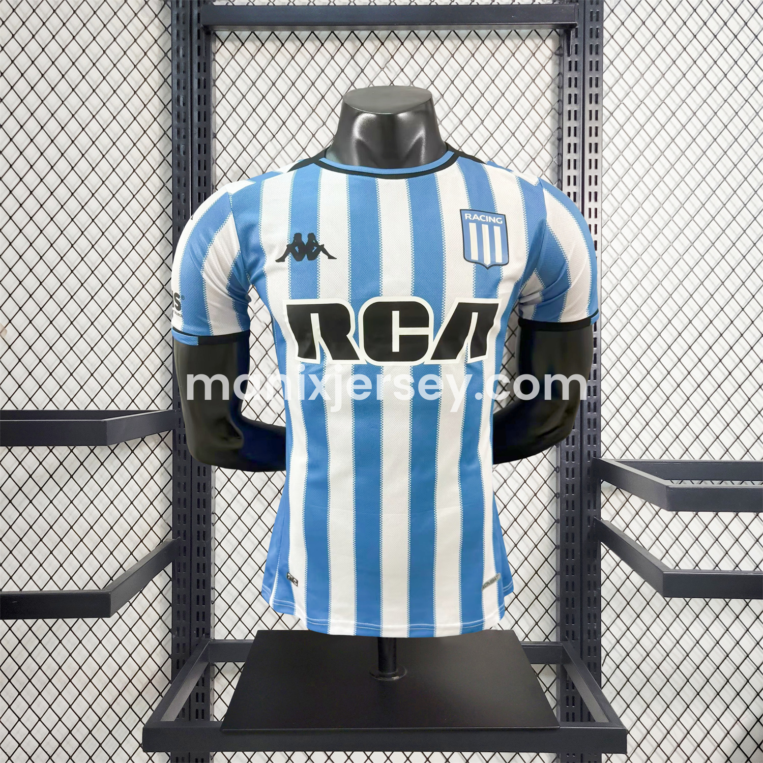 ManixJersey.com | Racing Club de Avellaneda 24-25 Home Jersey - Player Version -Customize Name, Number and Patch | Worldwide Shipping