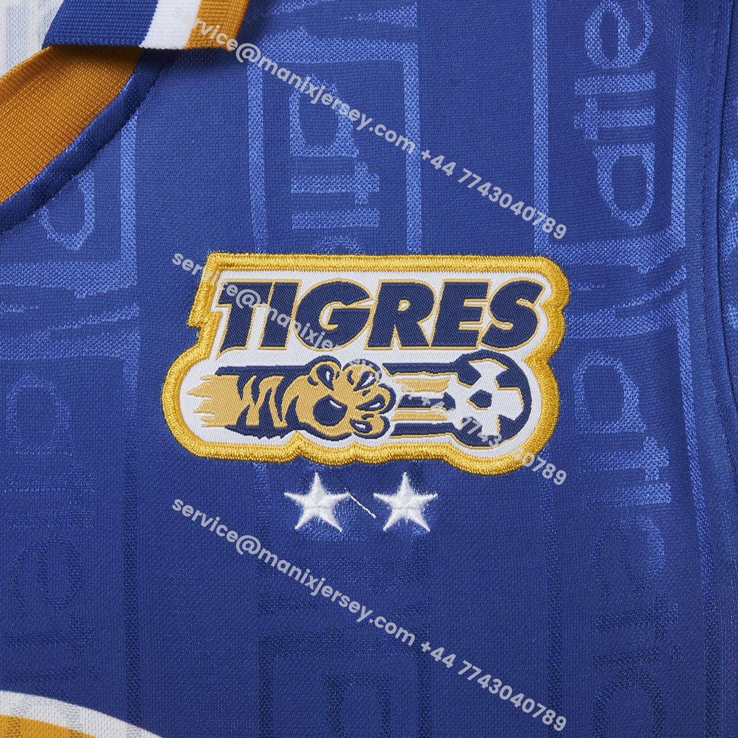ManixJersey.com | Retro Tigres UANL 1999-00 Away Jersey -Customize Name, Number and Patch | Worldwide Shipping