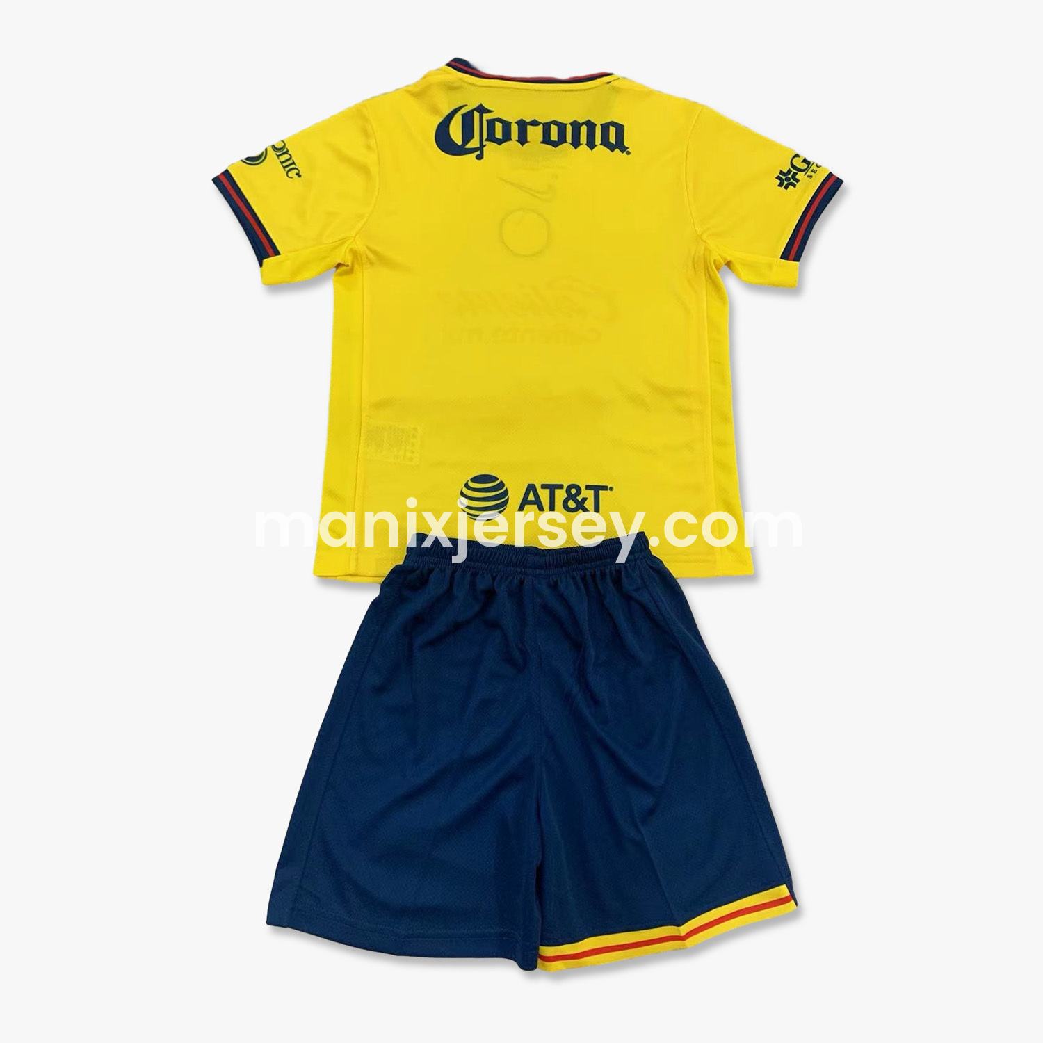 ManixJersey.com | 【Pac-Man Version Font】Club América 24-25 Home Kids Kit -Customize Name, Number and Patch | Worldwide Shipping