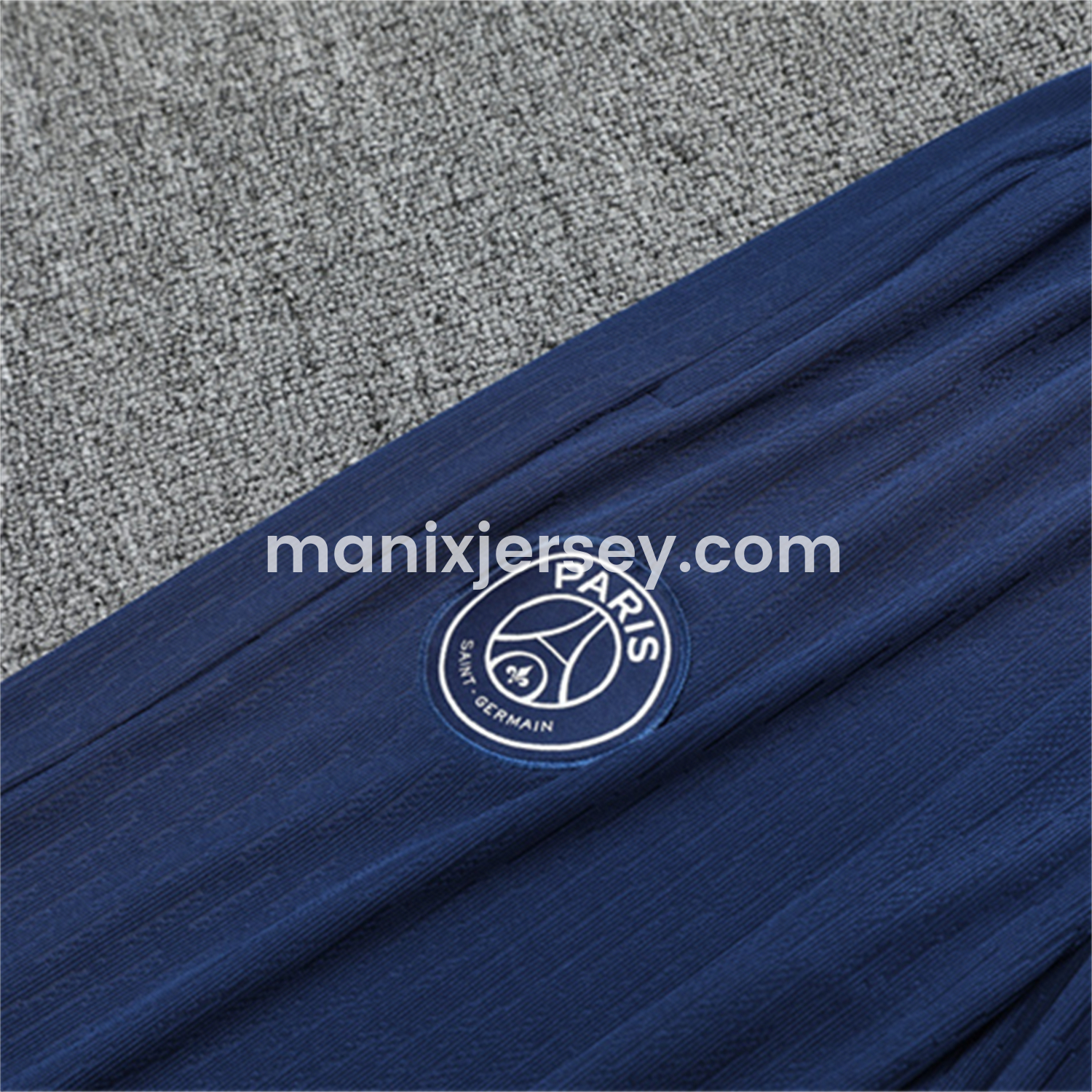 ManixJersey.com | Paris Saint-Germain PSG 25-26 Long Sleeve Training Set - JD White Wing Royal Blue Top and Pants -Customize Name, Number and Patch | Worldwide Shipping