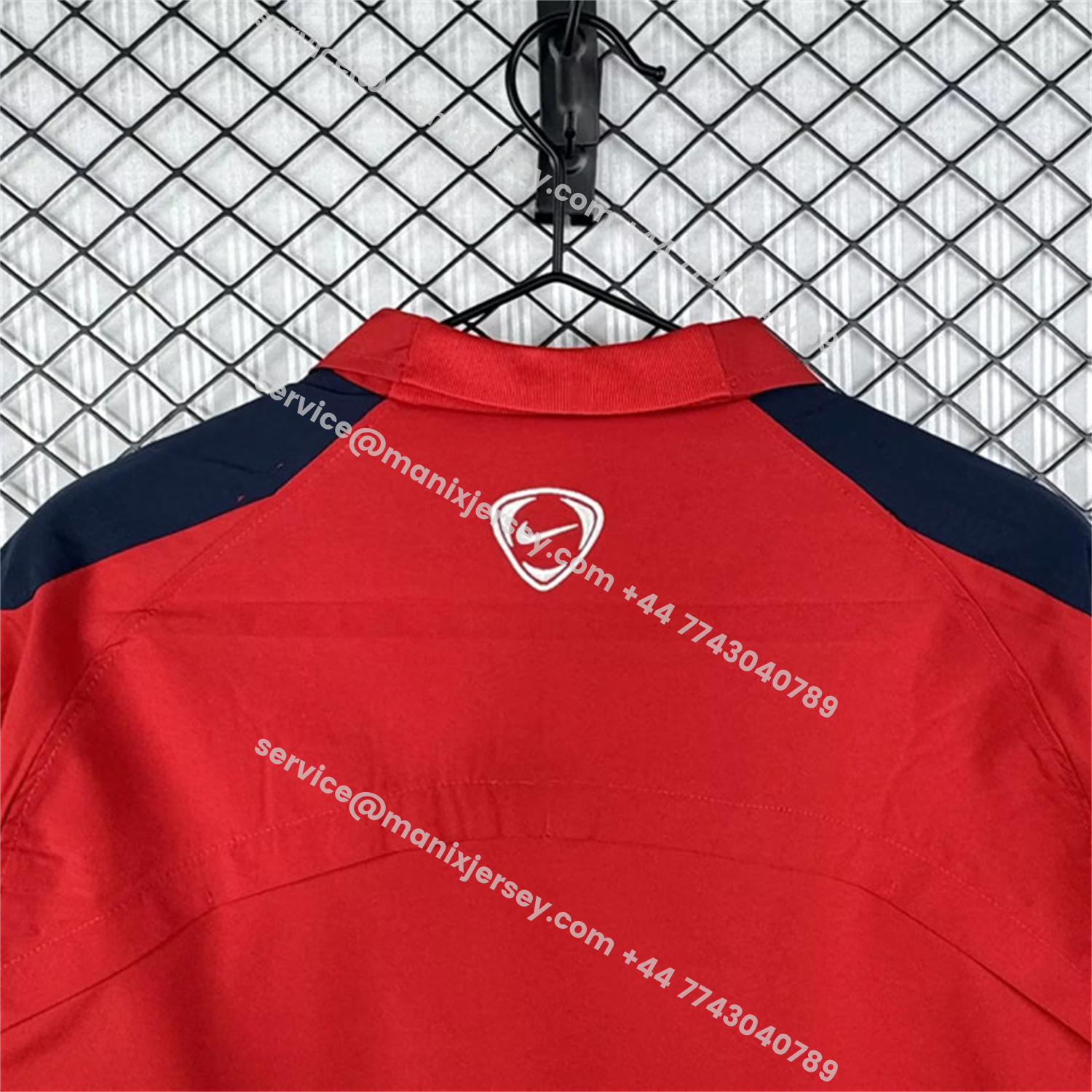 ManixJersey.com | Retro Arsenal 2004-05 Home Windbreaker Jacket - Red -Customize Name, Number and Patch | Worldwide Shipping