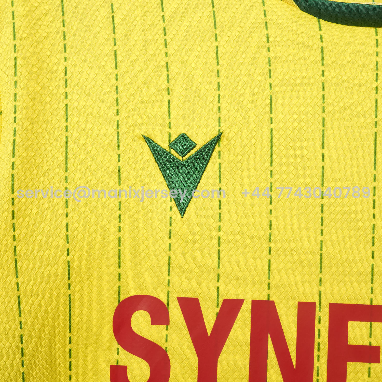 ManixJersey.com | Nantes 25-26 Home Jersey - Fans Version -Customize Name, Number and Patch | Worldwide Shipping