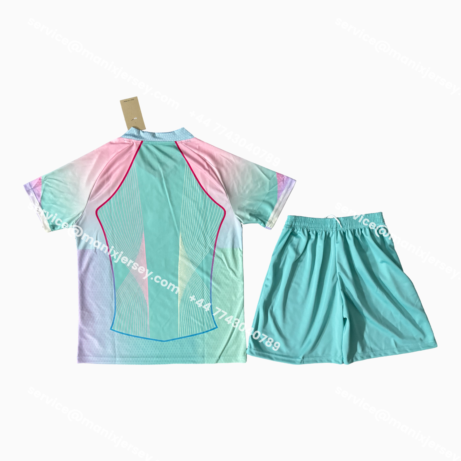 ManixJersey.com | Barcelona 25-26 T90 Light Green Special Men's Adult Jersey Set - Fans Version -Customize Name, Number and Patch | Worldwide Shipping
