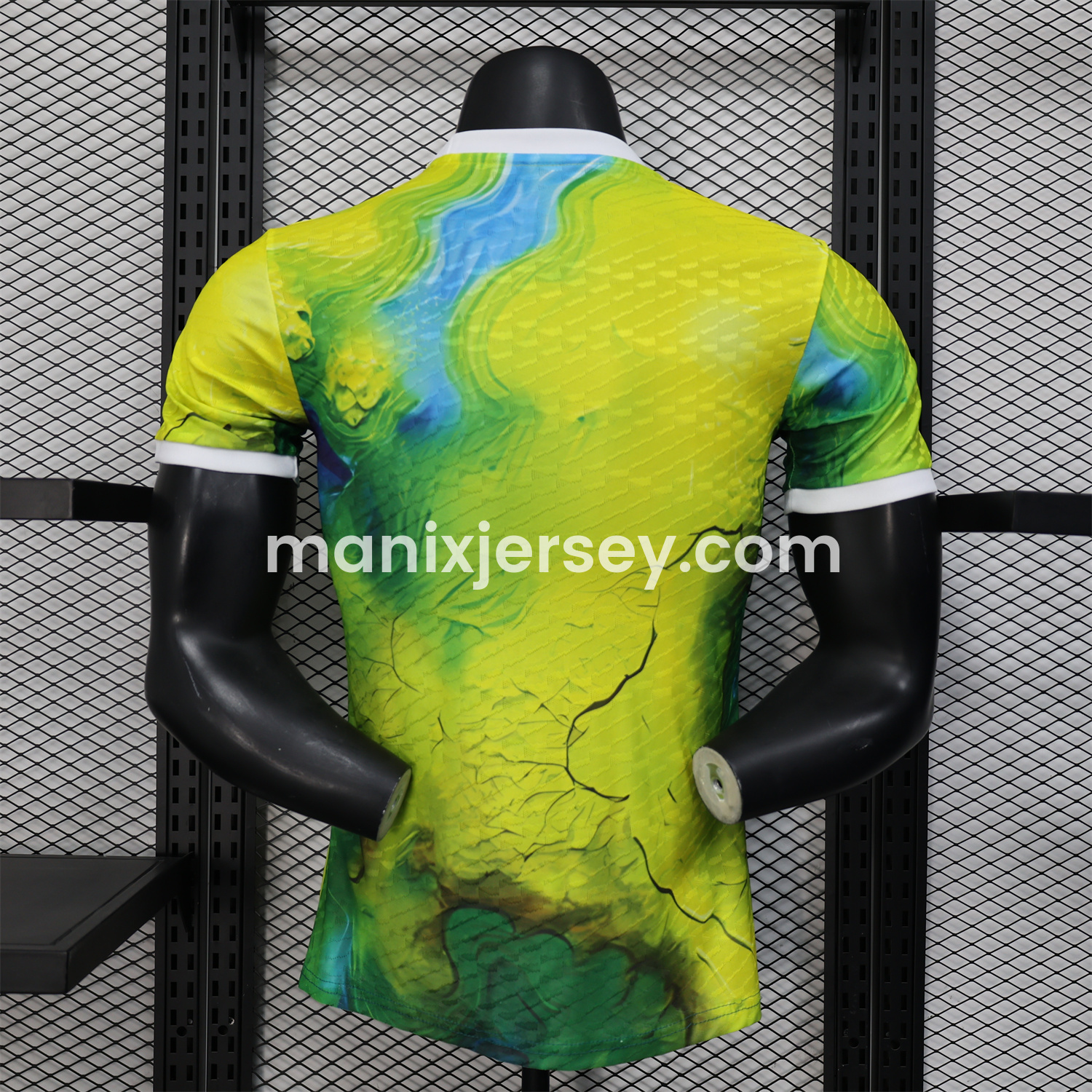 ManixJersey.com | Real Madrid 25-26 Green & Yellow Special Edition Jersey - Player Version -Customize Name, Number and Patch | Worldwide Shipping
