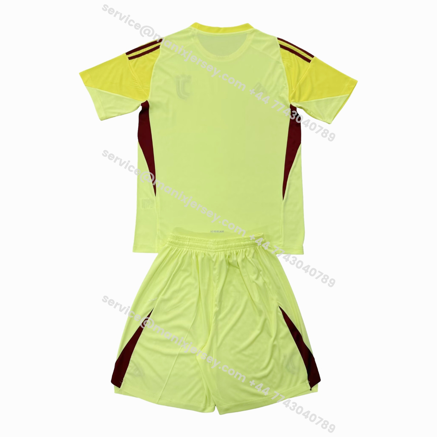 ManixJersey.com | Juventus 25-26 Yellow Goalkeeper Men's Adult Jersey Set - Fans Version -Customize Name, Number and Patch | Worldwide Shipping